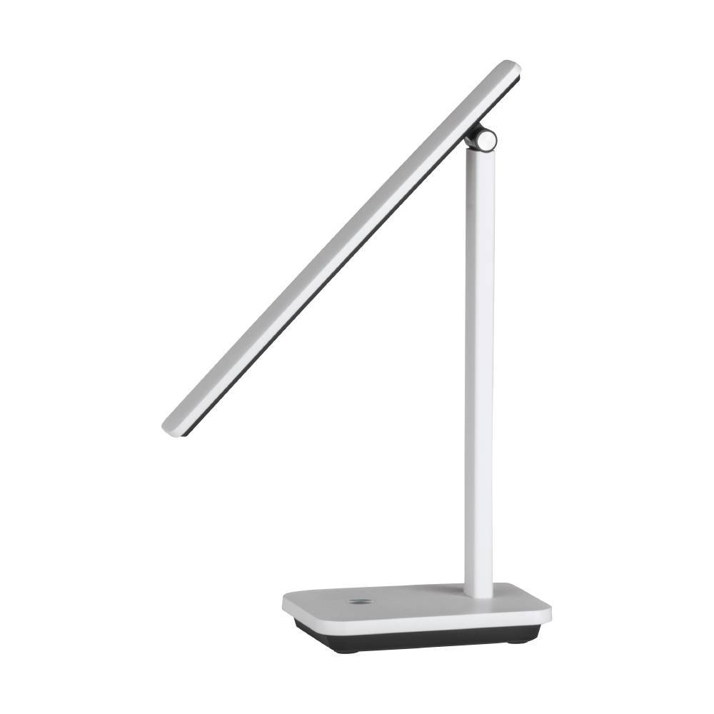 EGLO Tischleuchte »INIESTA LED Tischlampe, weiß-schwarz, Touchsensor, dimmbar, USB«, 1 flammig, Leuchtmittel LED-Modul | LED fest integriert, Leselampe, Schreibtischlampe, 3-step CCT, Kopf verstellbar, 33x35x35cm