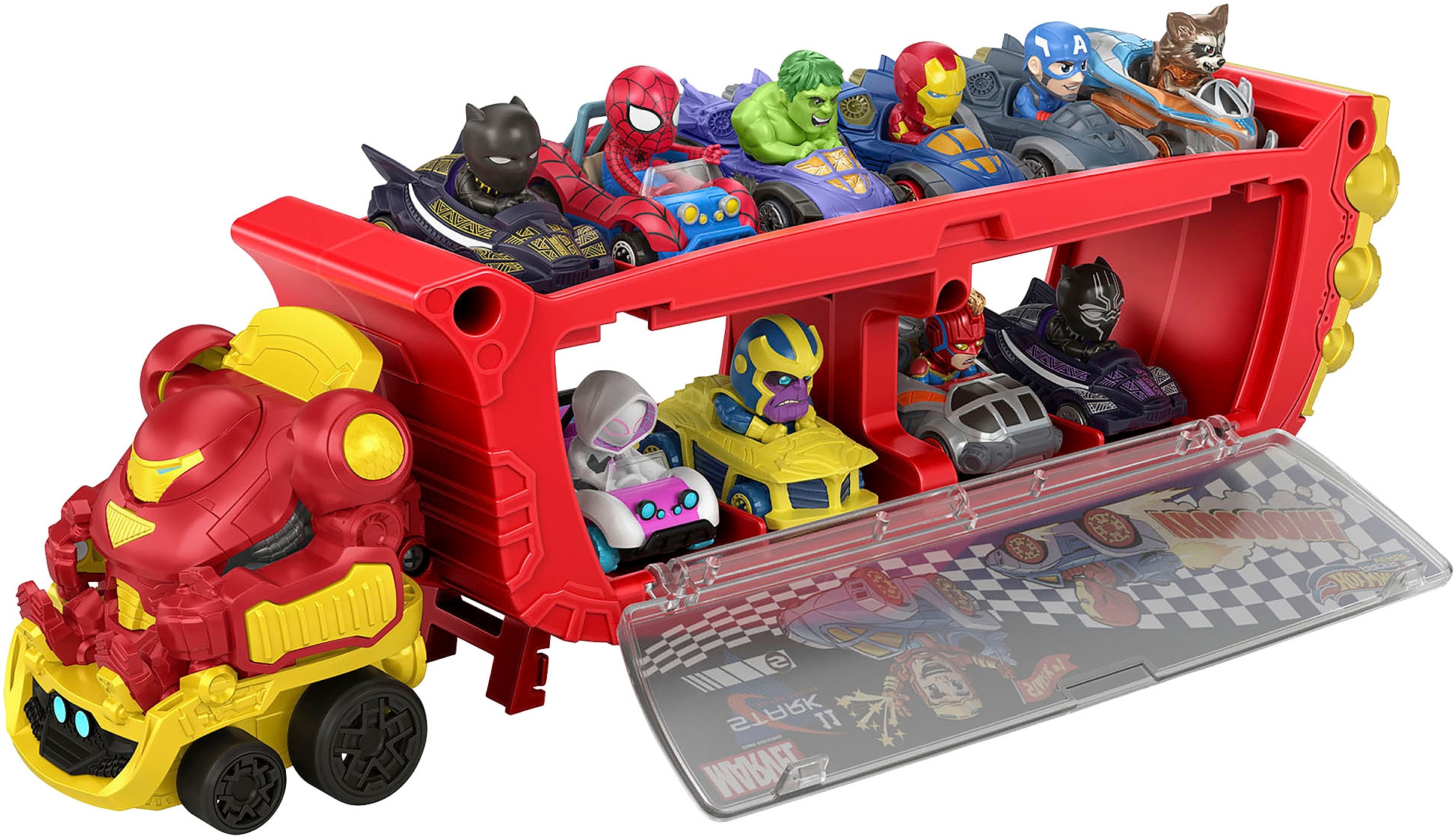 Hot Wheels Spielzeug-Transporter »RacerVerse, Marvel Hulkbuster«