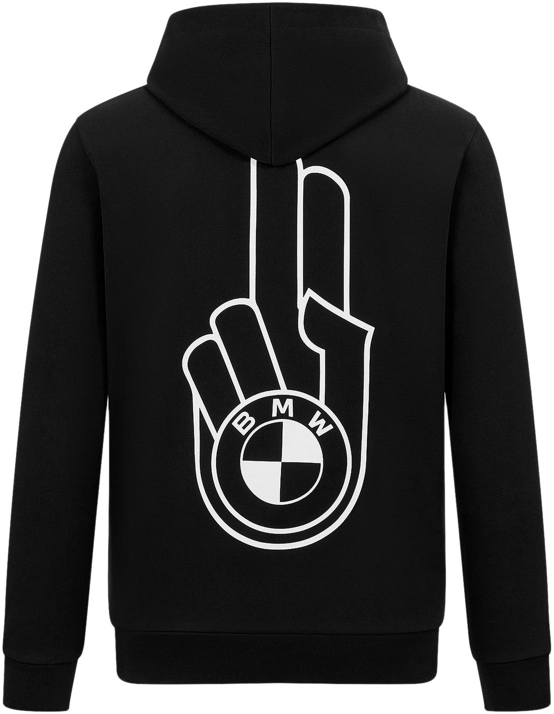 BMW Hoodie, mit Druck auf Brusthöhe