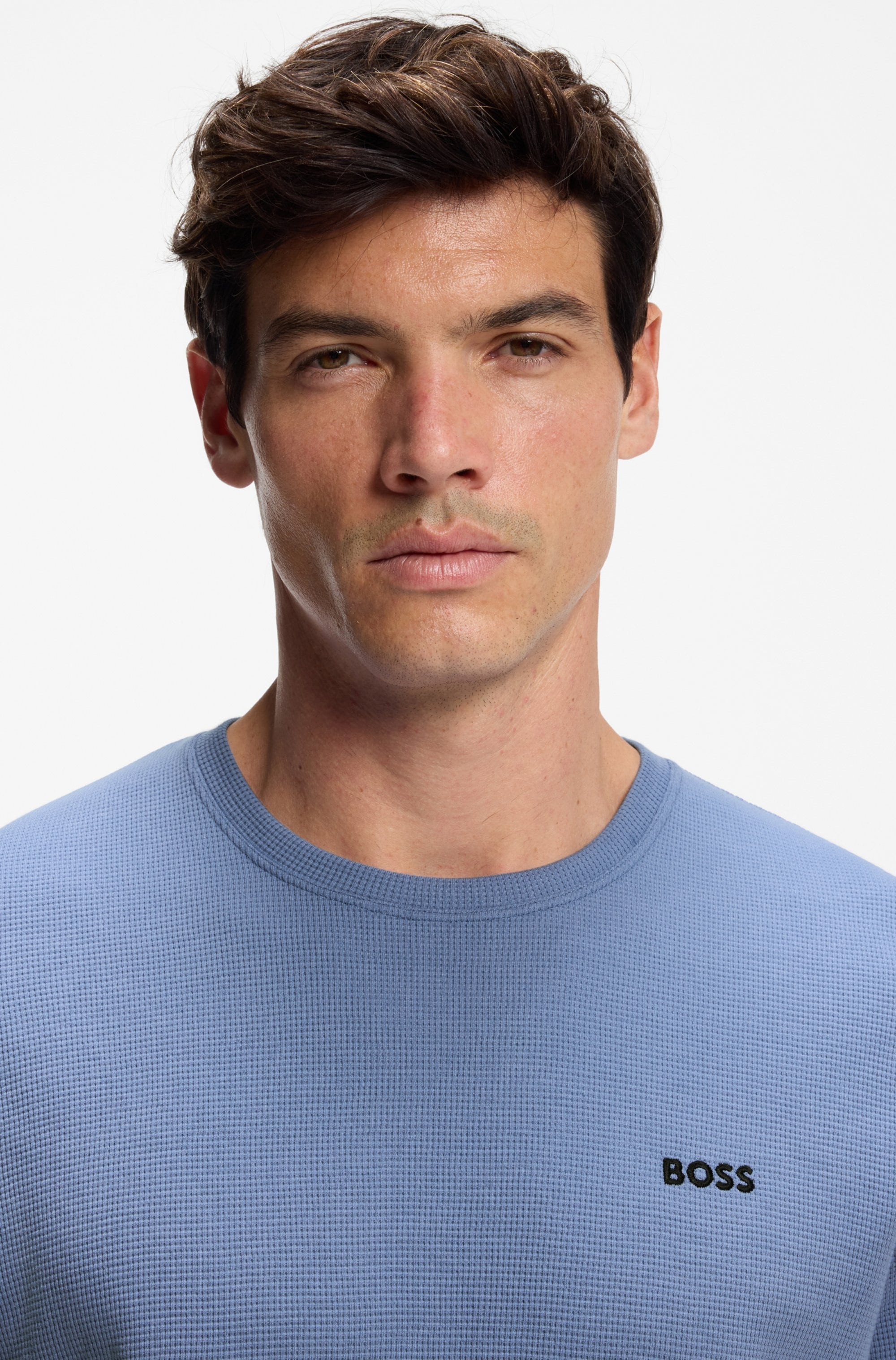 BOSS Pyjamaoberteil »Waffle T-Shirt«