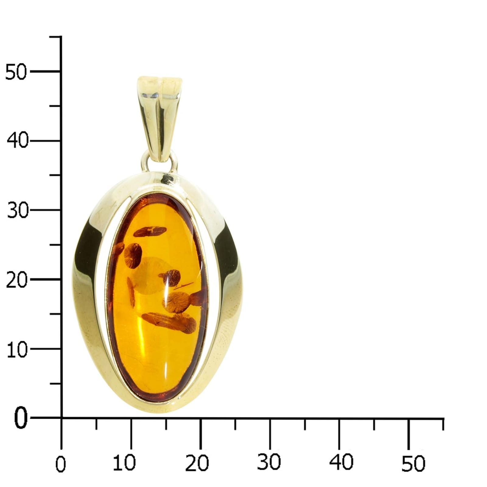 OSTSEE-SCHMUCK Kettenanhänger »- Frieda - Gold 333/000 - Bernstein«