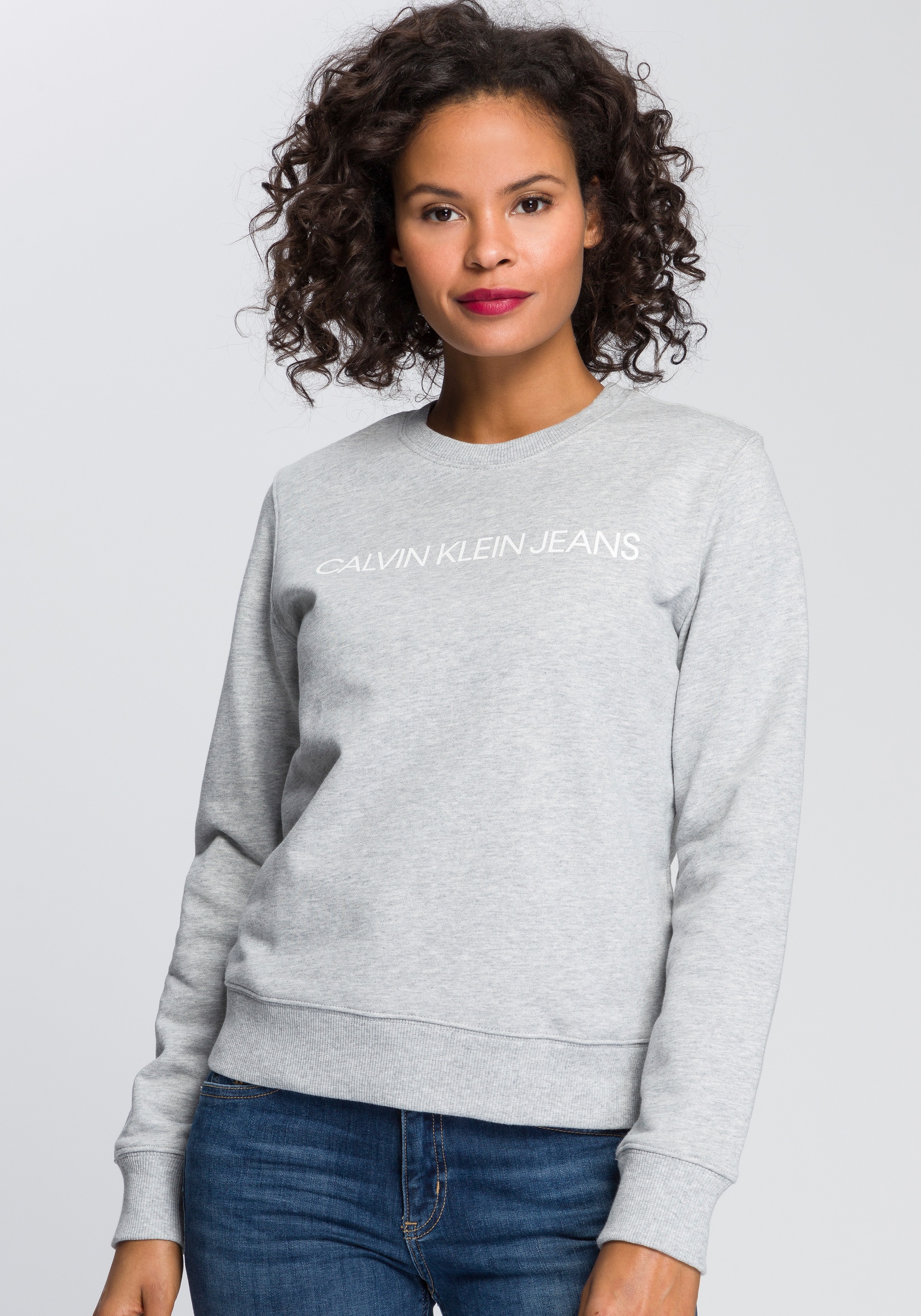 Calvin Klein Jeans Sweatshirt, mit Calvin Klein Jeans Logo-Schriftzug