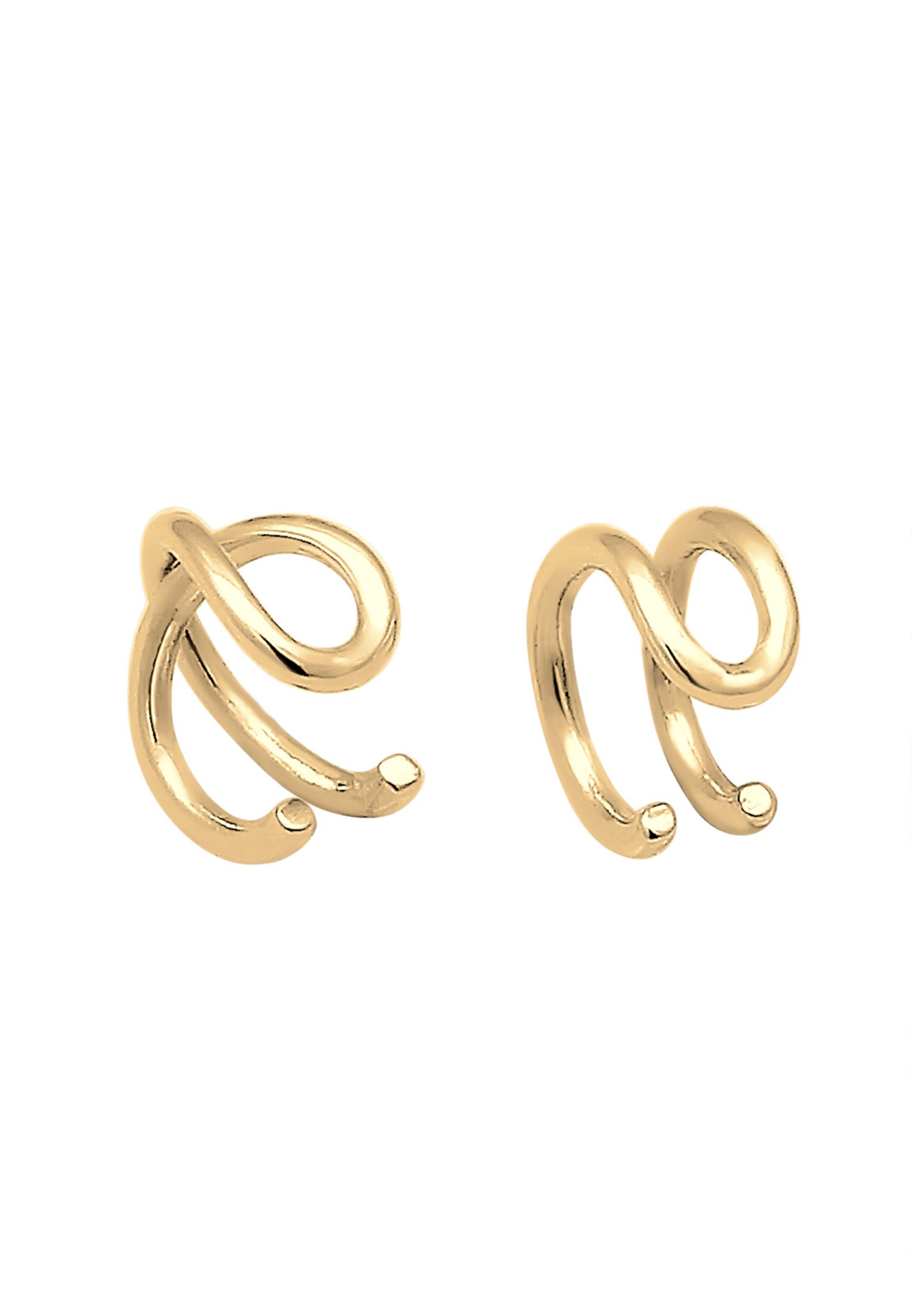Elli Paar Ohrklemmen »Ohrringe Ohrklemme Earcuff Set Geo Basic 925 Silber«