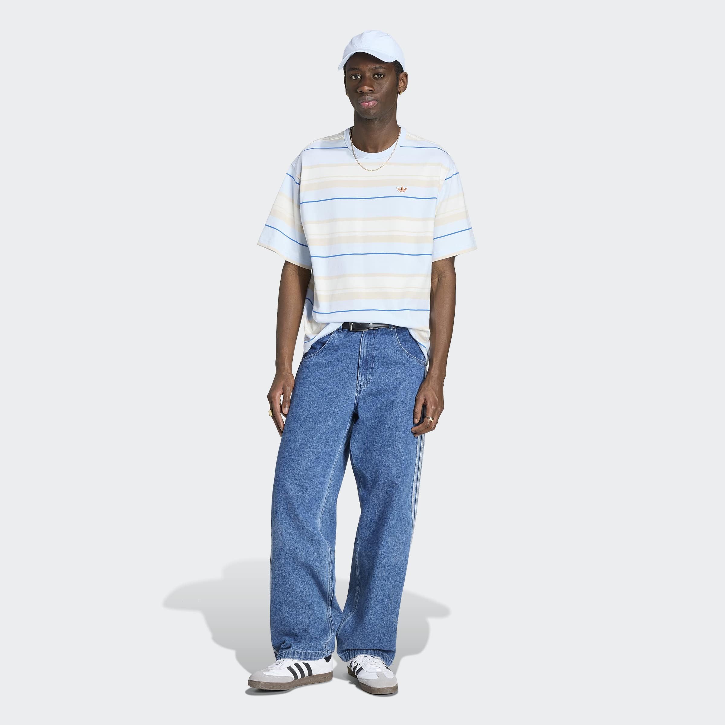 adidas Originals T-Shirt »STRIPED CREW NECK«