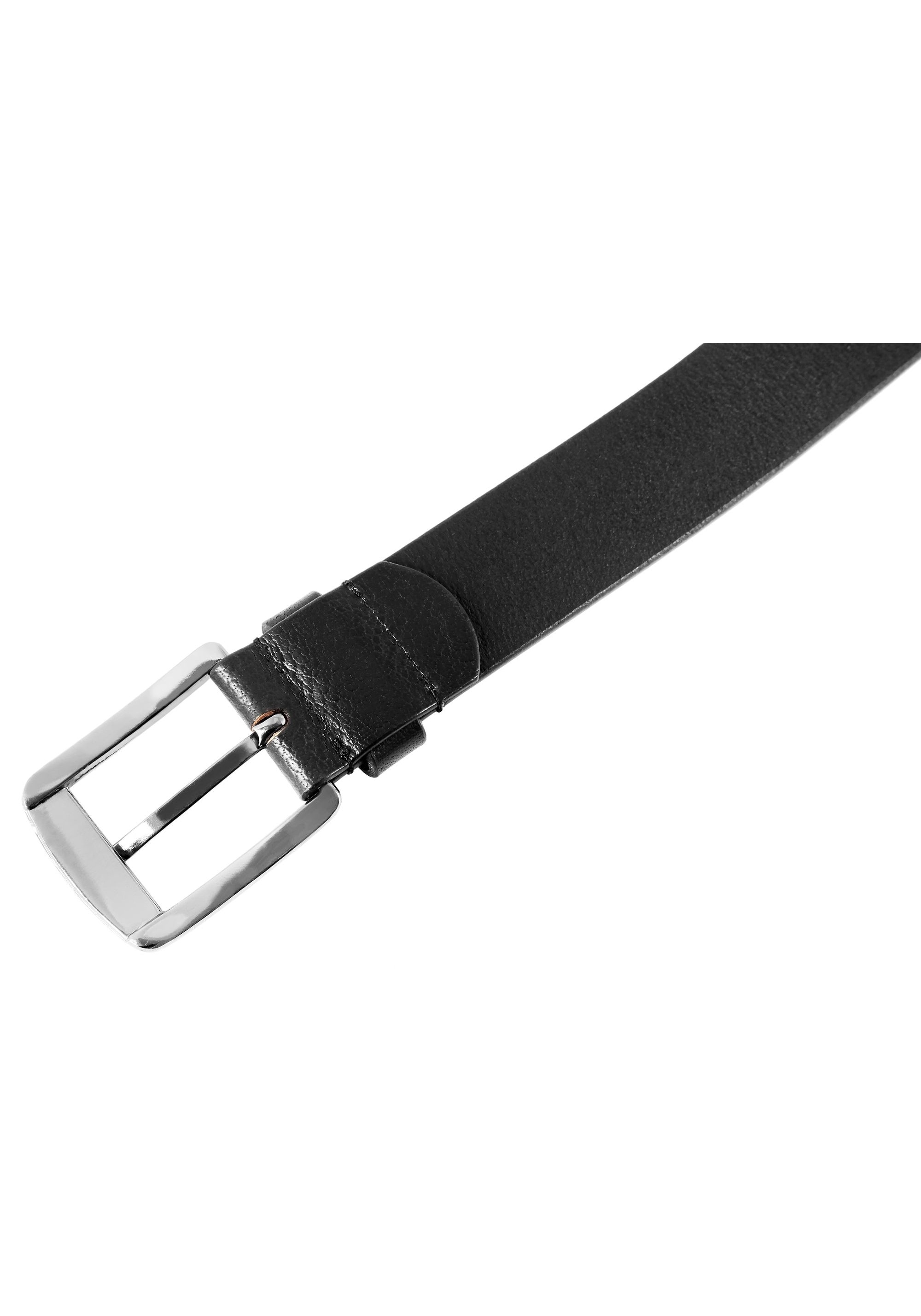 Leonardo Verrelli Ledergürtel »hochwertiges Echt Leder, schwarz, 2.Wahl, 90 cm - 140 cm«