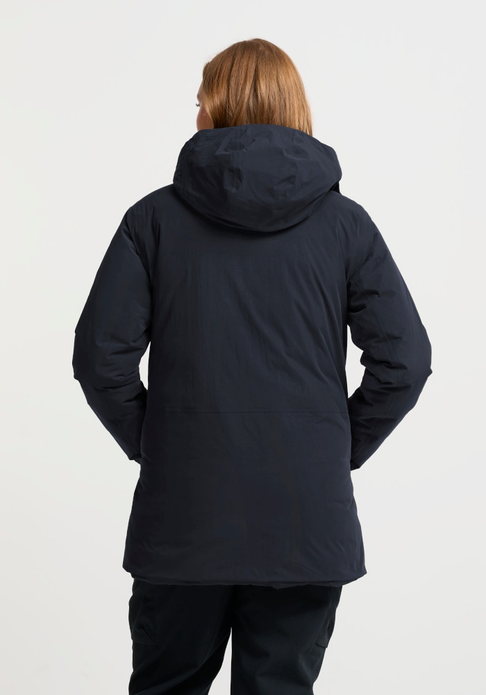 Jack Wolfskin Daunenjacke »FIORA BAY LONG JKT W« mit Kapuze Winterparka, wasserdicht, warm