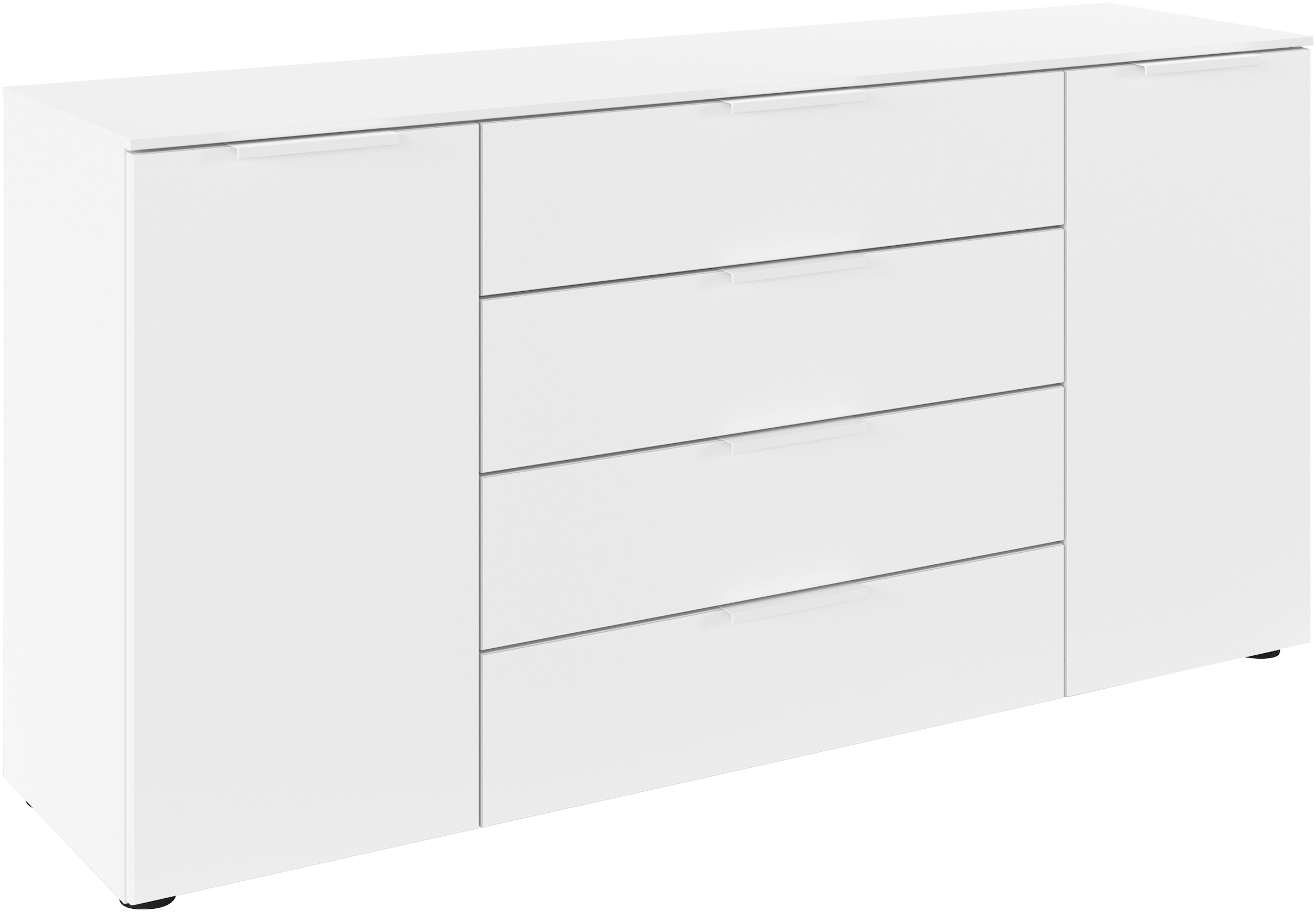 LeGer Home by Lena Gercke Kommode »Kommode Sideboard Schubladenkommode SERINA eleganter Eyecatcher«, mit 4 Schubkästen und 2 Türen sowie Metallgriffen MADE IN GERMANY