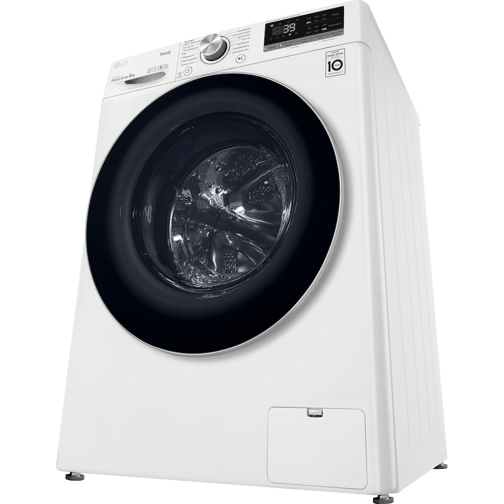 LG Waschmaschine »F4WV708P1E«, Serie 7, F4WV708P1E, 8 kg, 1400 U/min