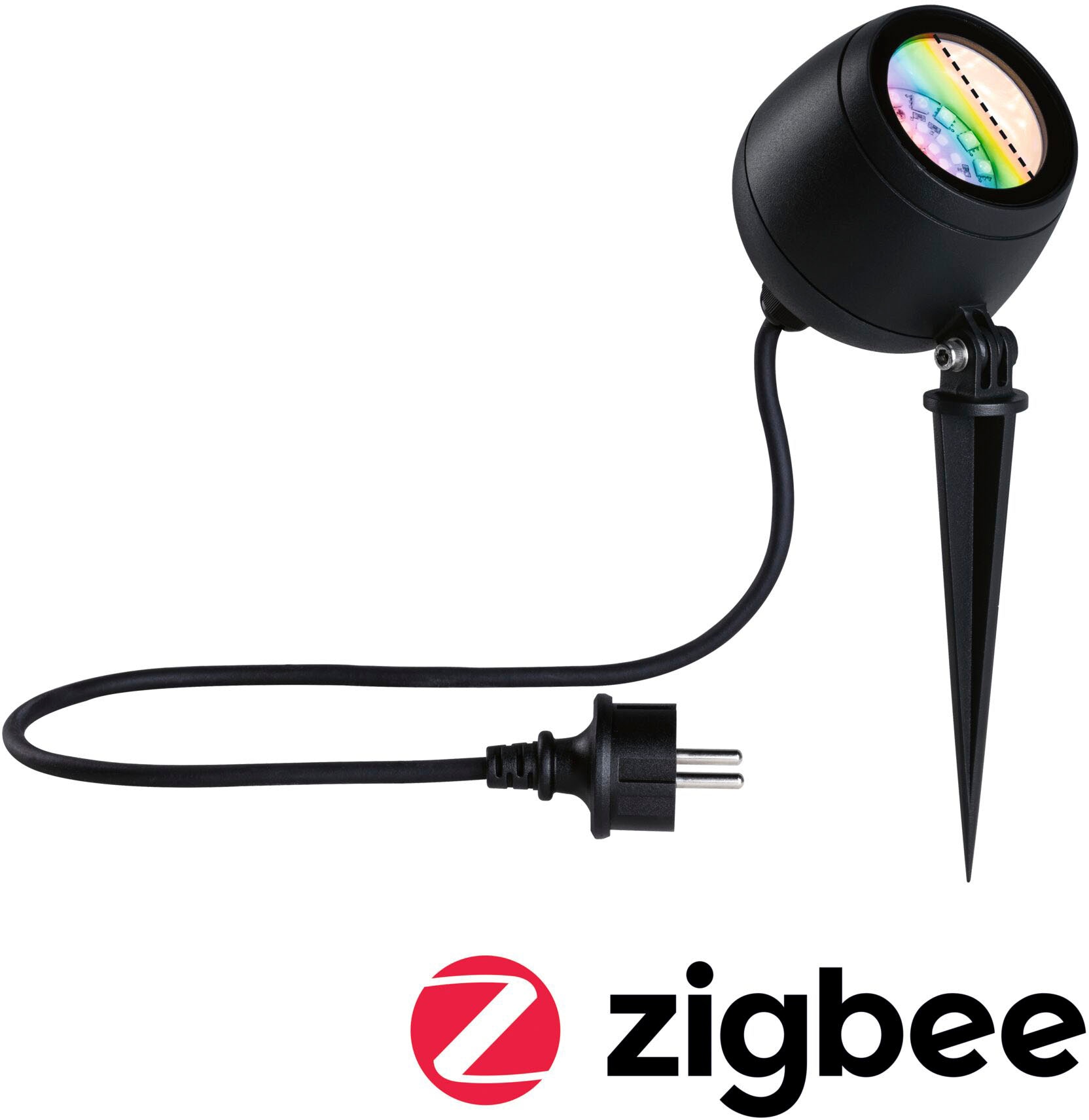 Paulmann LED Gartenleuchte »Outdoor 230V Spot Kikolo RGBW ZigBee«, 1 flammig, ZigBee RGBW