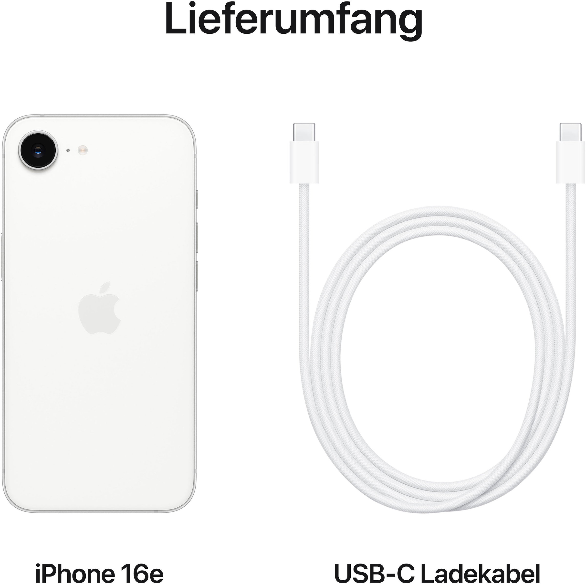 Apple Smartphone »iPhone 16e«, weiß