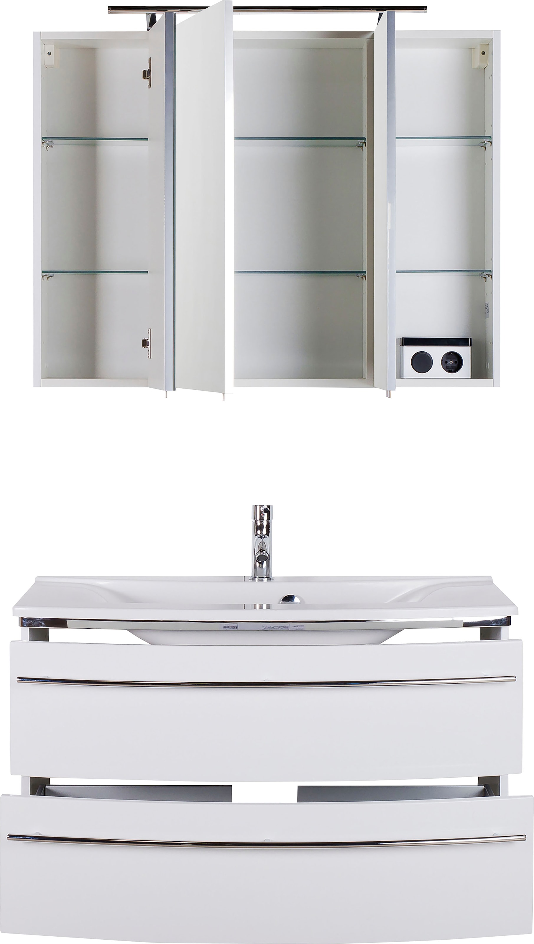 Saphir Badmöbel-Set »3040«, (2 St.), Breite 90 cm