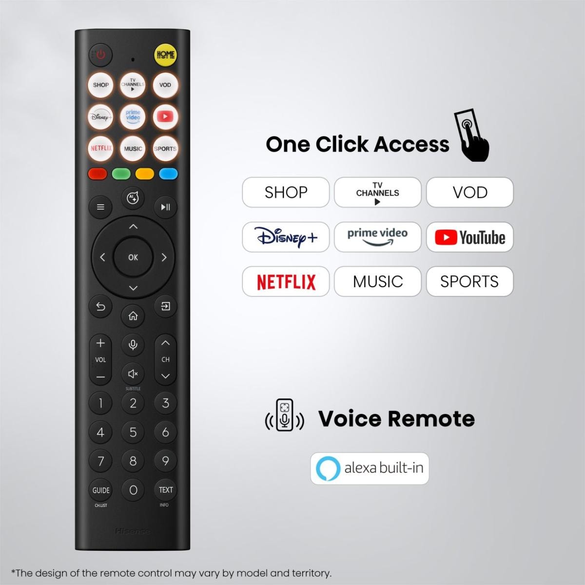 Hisense QLED-Fernseher »75U7DSE« 189 cm/75 ″ Smart-TV