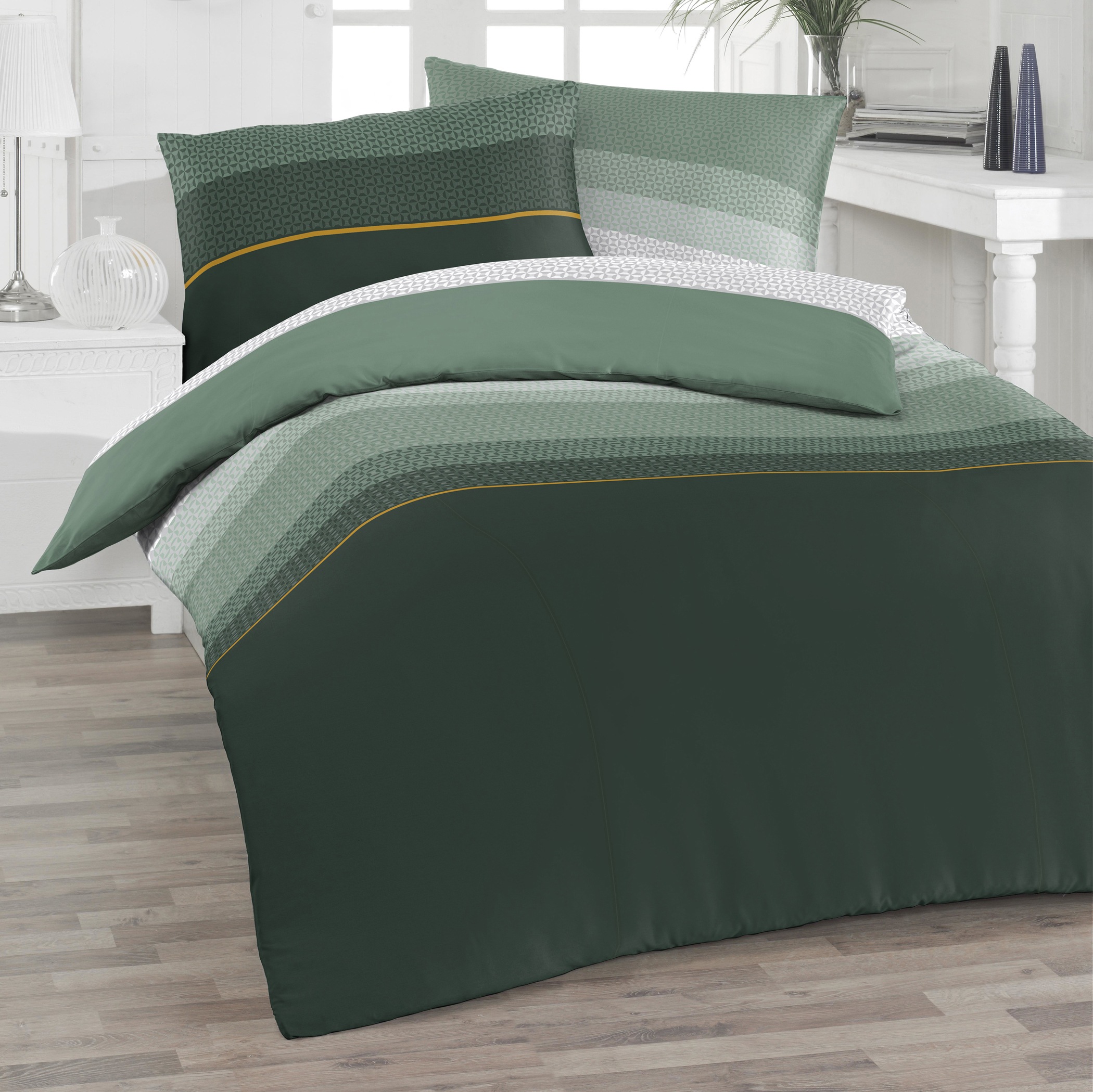 Florella Bettwäsche »Adrian pfau Edel-Satin,  100% Baumwolle«