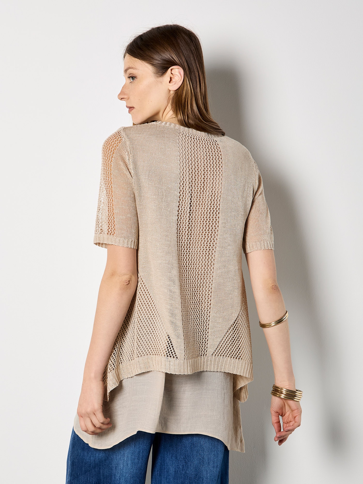 Apricot Longbluse »Bluse« Einfarbig