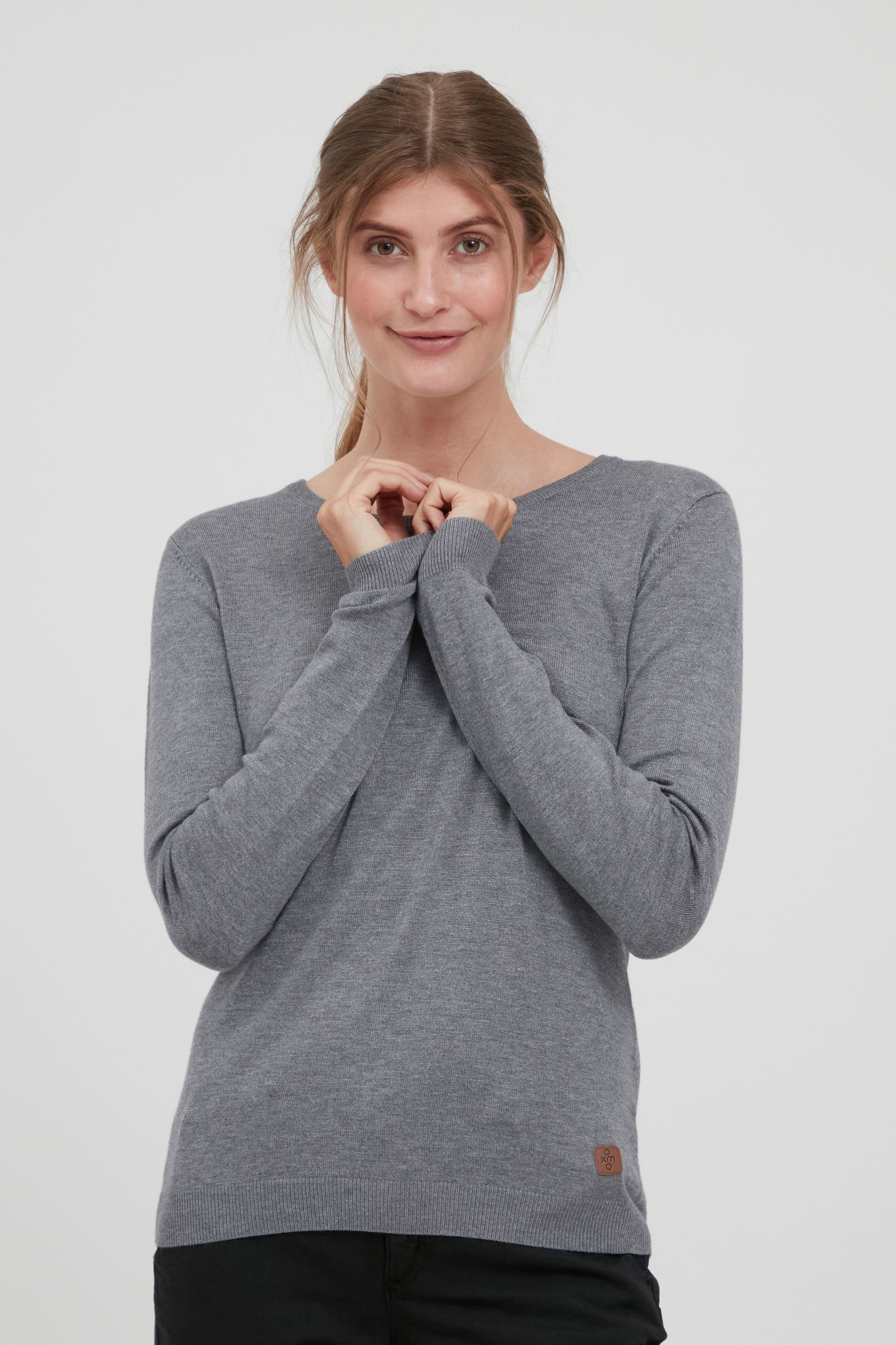 OXMO Strickfleece-Pullover »Strickpullover OXEdda«