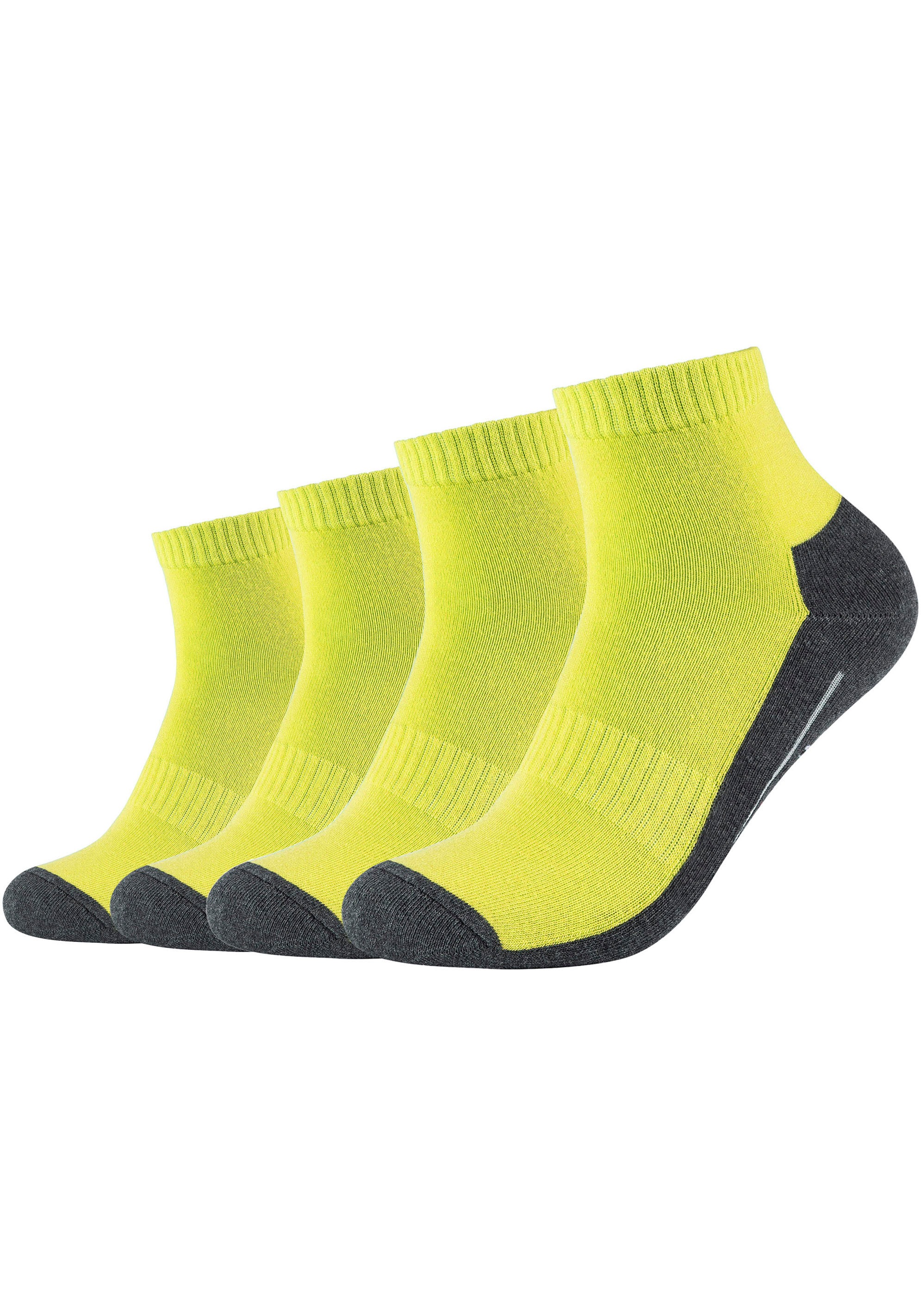 Camano Sportsocken, (4er Pack), mit entlastender Halbplüschsohle