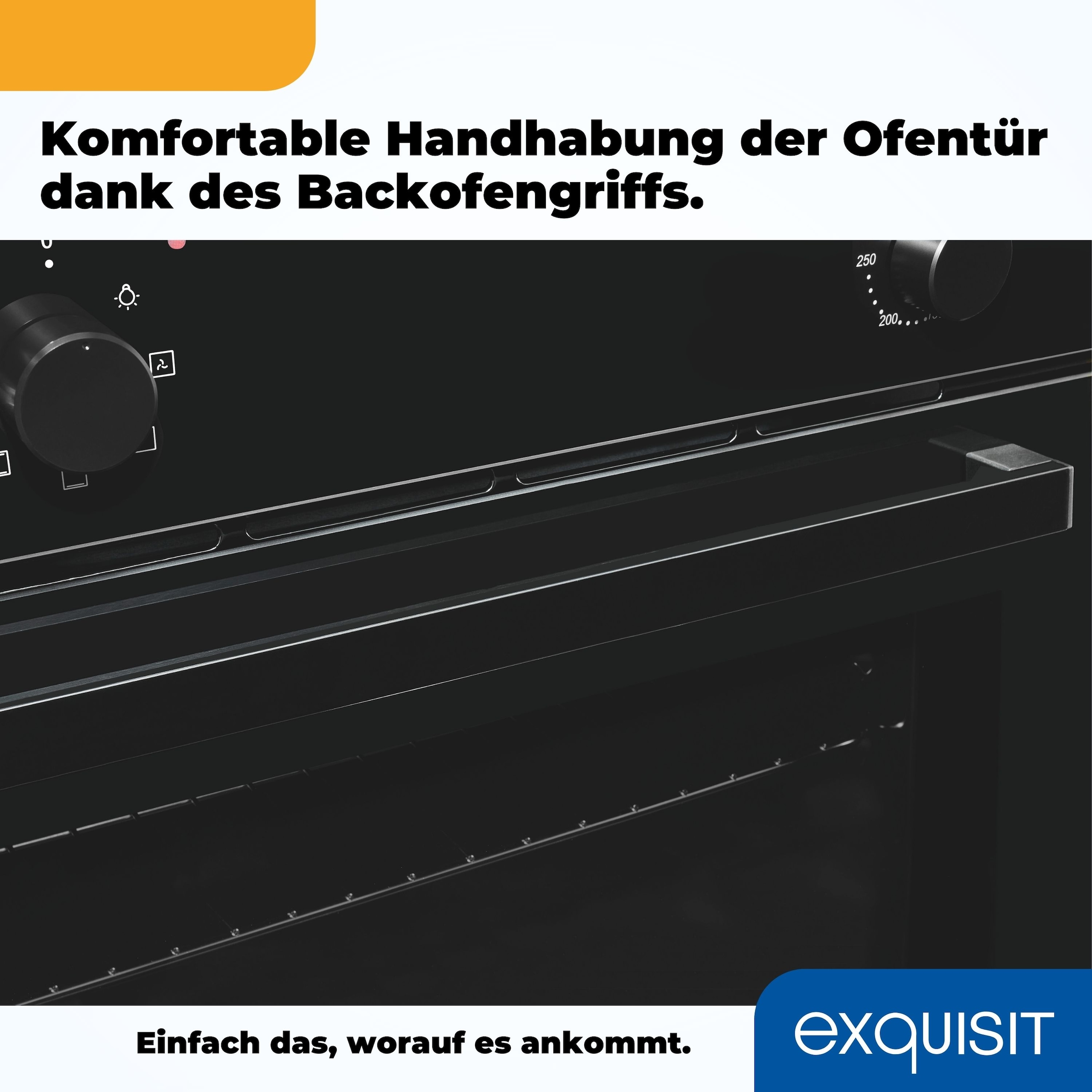 exquisit Einbaubackofen  »EBE255-U-020«