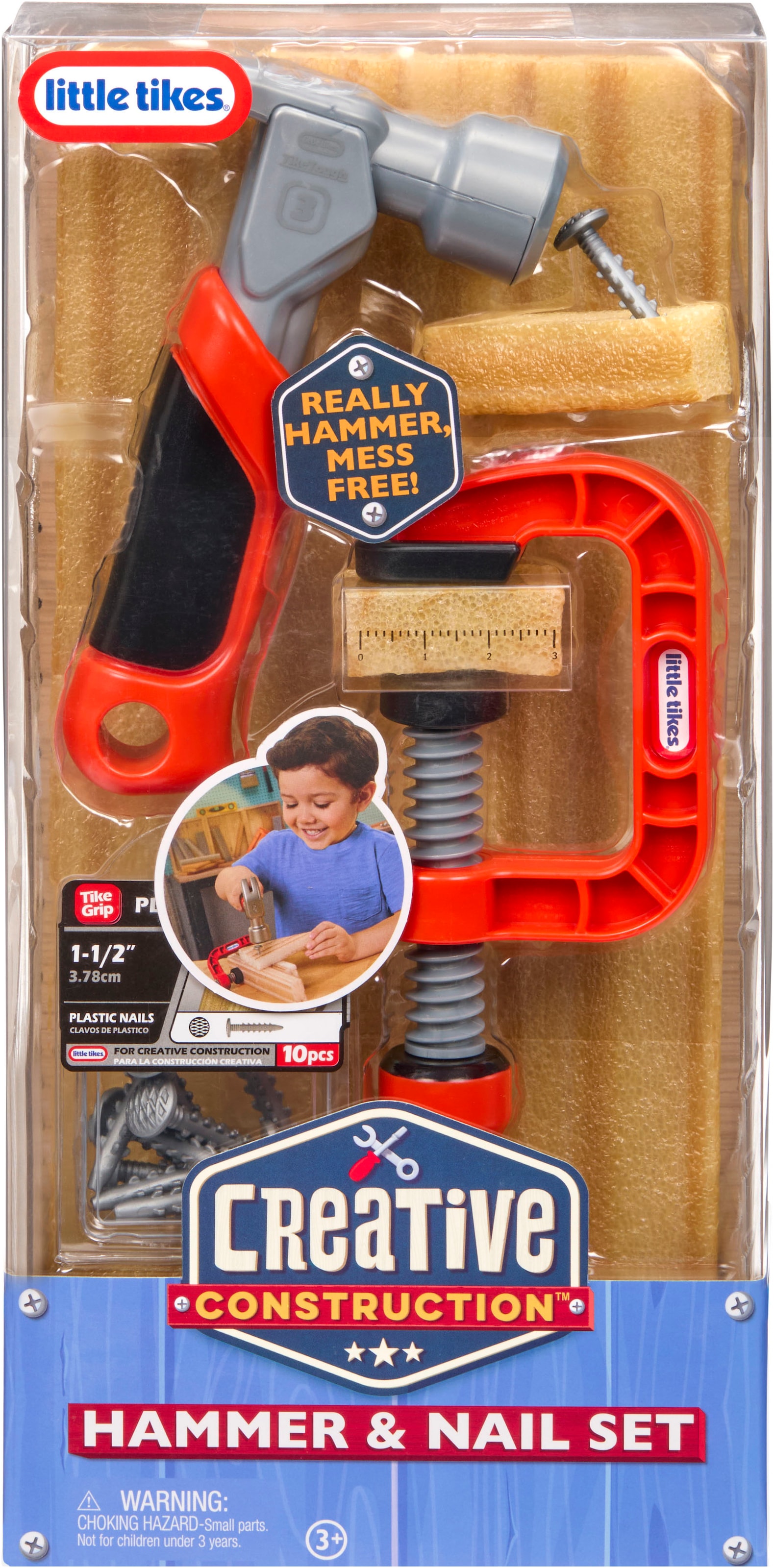 Little Tikes® Kinder-Hammer »Creative Construction - Hammer- und Nagelset«
