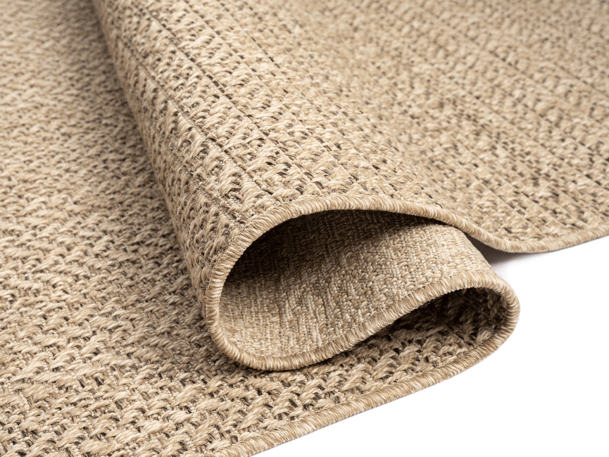 merinos Teppich »Kenzy 7«, rechteckig, 1 mm Höhe, robuster In- und Outdoor Teppich im natürlichen Jute-Look, wetterfest
