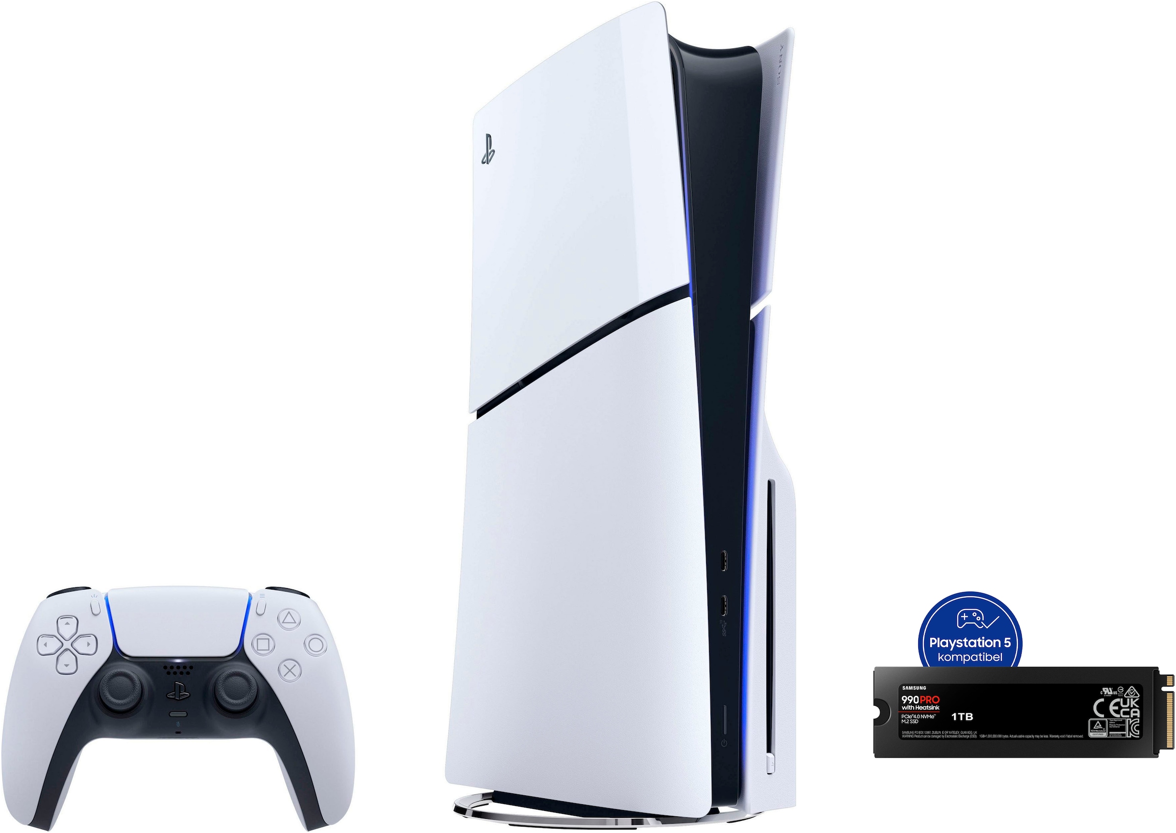 PlayStation 5 Konsolen-Set »PlayStation 5 + Samsung 990 PRO 1TB«