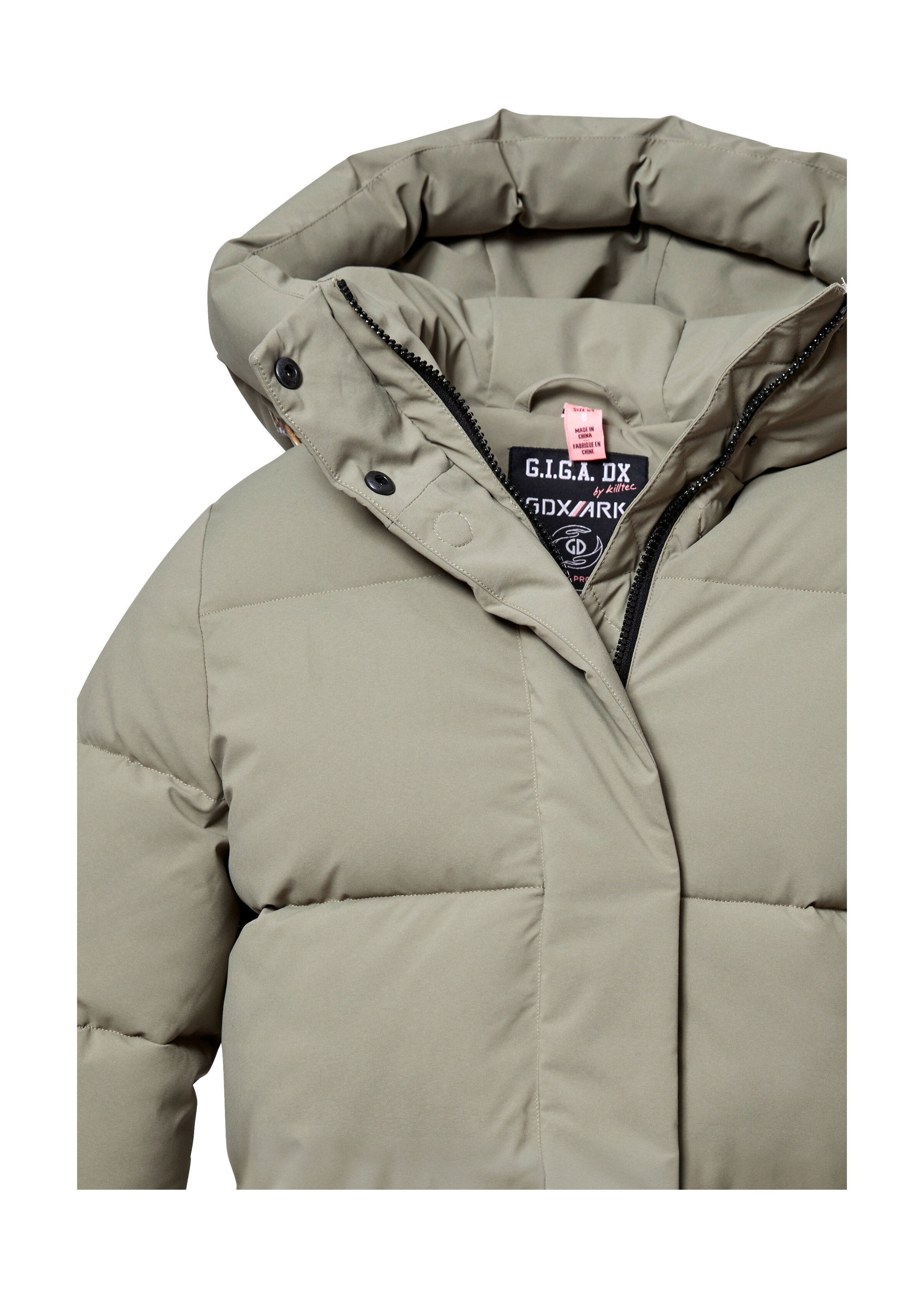G.I.G.A. DX by killtec Steppmantel »GW 1 WMN QLTD PRK« Damen Steppparka, winddicht, wasserabweisend, 10.000 mm Wassersäule