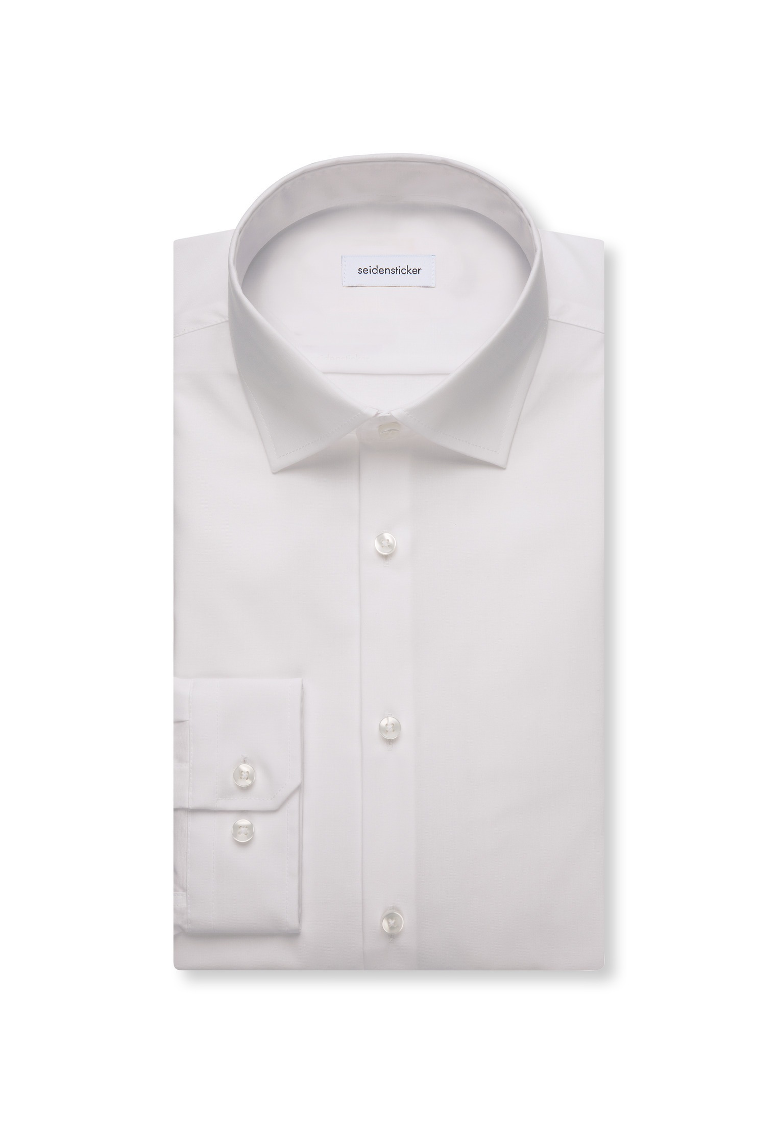 seidensticker Businesshemd »Schwarze Rose« Shaped 1/1 Extra lang Kentkragen Uni