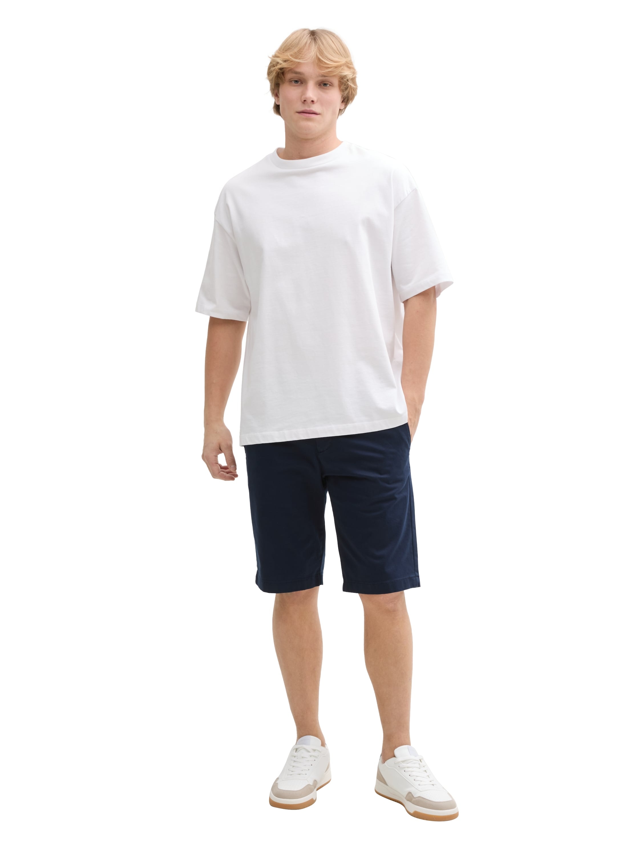 TOM TAILOR Denim Chinoshorts, mit Taschen