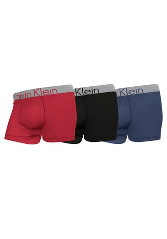 Calvin Klein Boxer, (3 St.), mit siblerfarbenem Logo im Bund kaufen