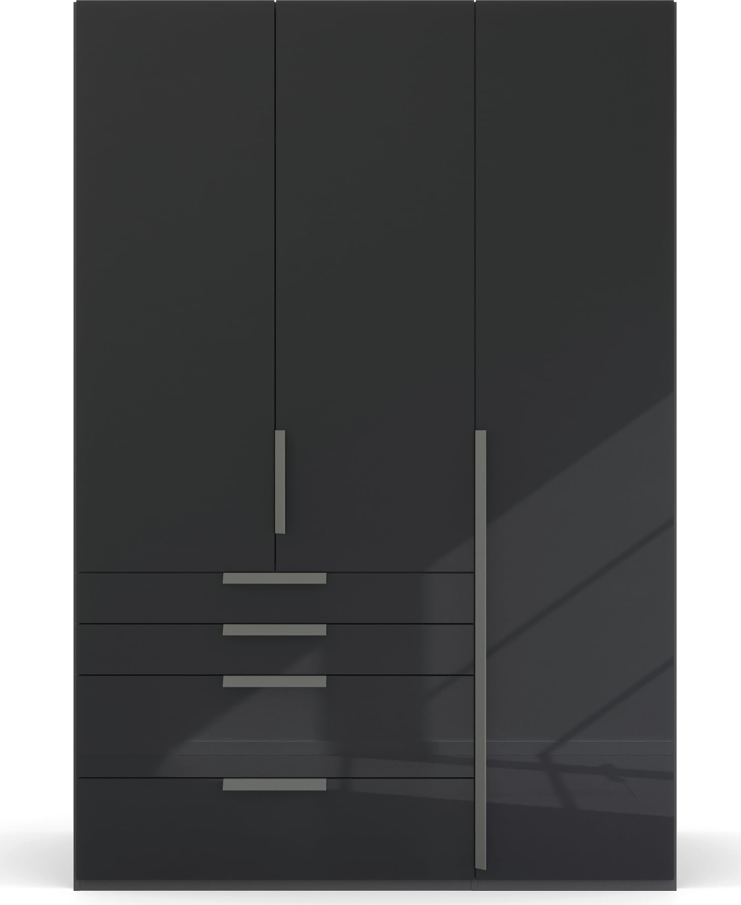 rauch Drehtürenschrank »Kleiderschrank Schrank Garderobe Wäscheschrank PURISMA Glasfront« in den Breiten 151/201/251/301 cm, inkl. SOFT-CLOSE-FUNKTION,  mit Schubladen und umfangreichem Zubehör MADE IN GERMANY