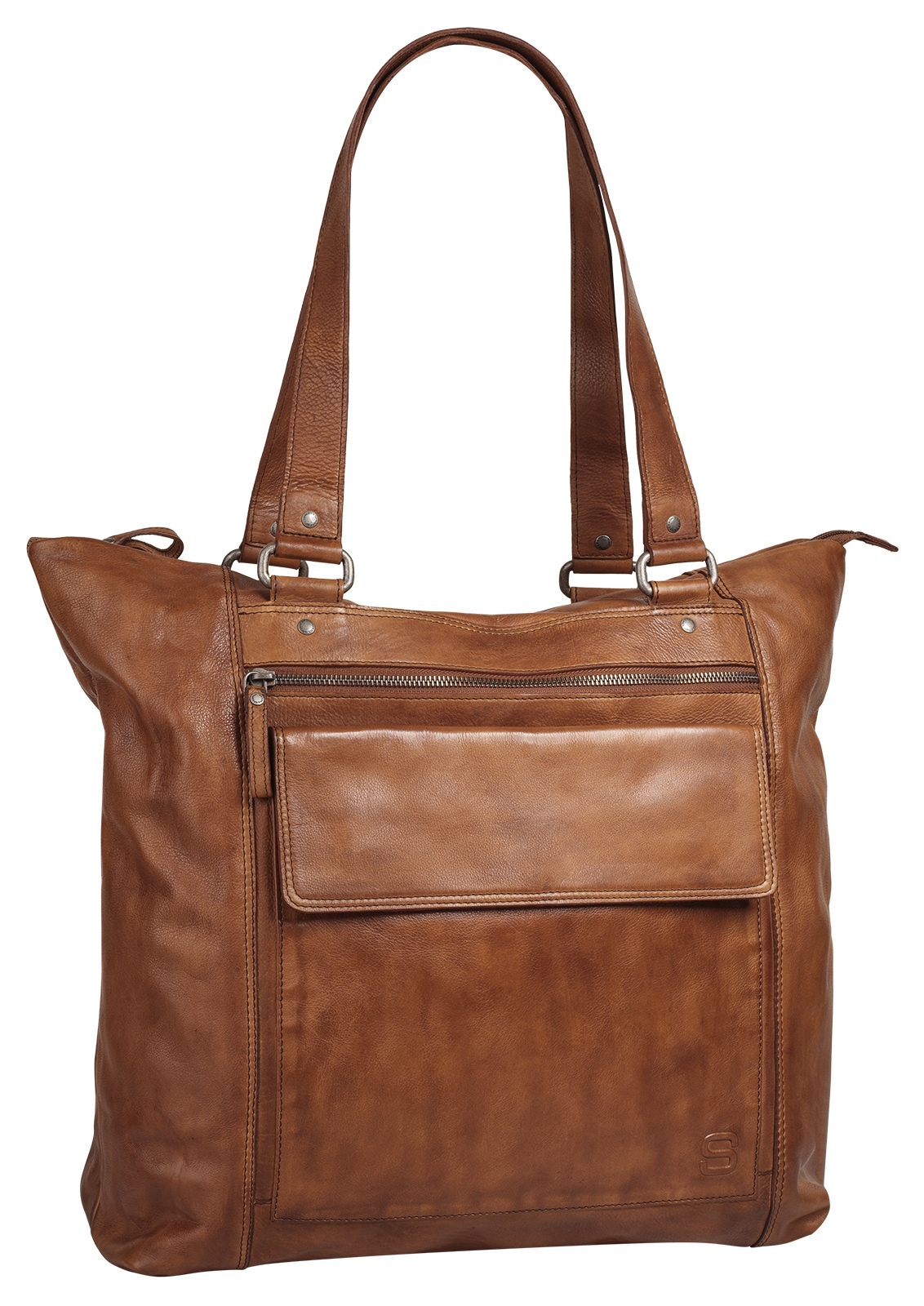Spikes & Sparrow Shopper, echt Leder