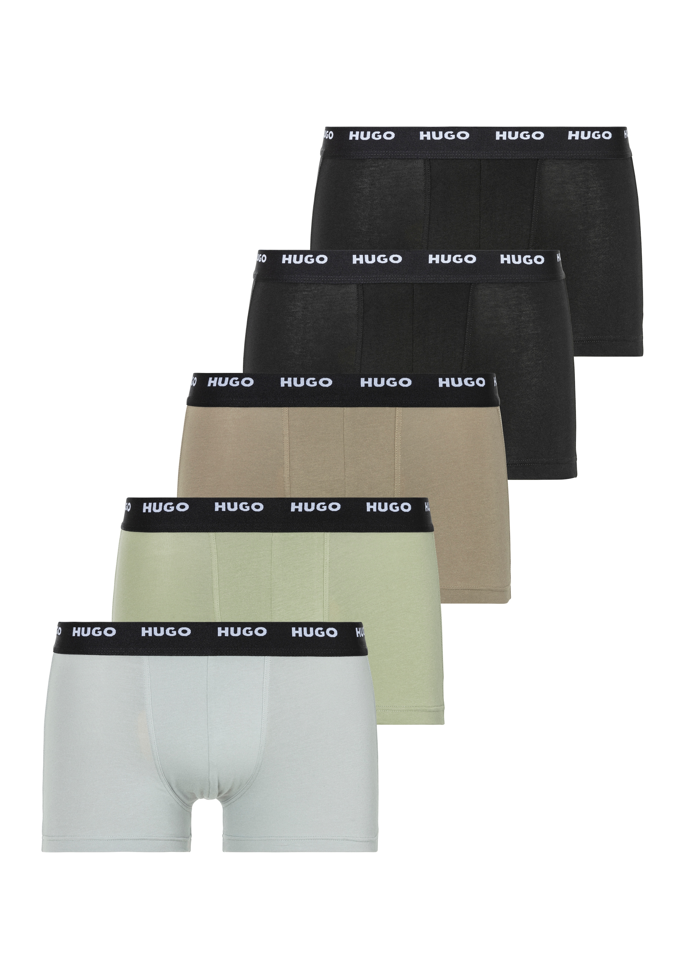 HUGO Underwear Trunk »FIVE PACK« Packung, 5er-Pack, 5 Stk. mit HUGO Schriftzug
