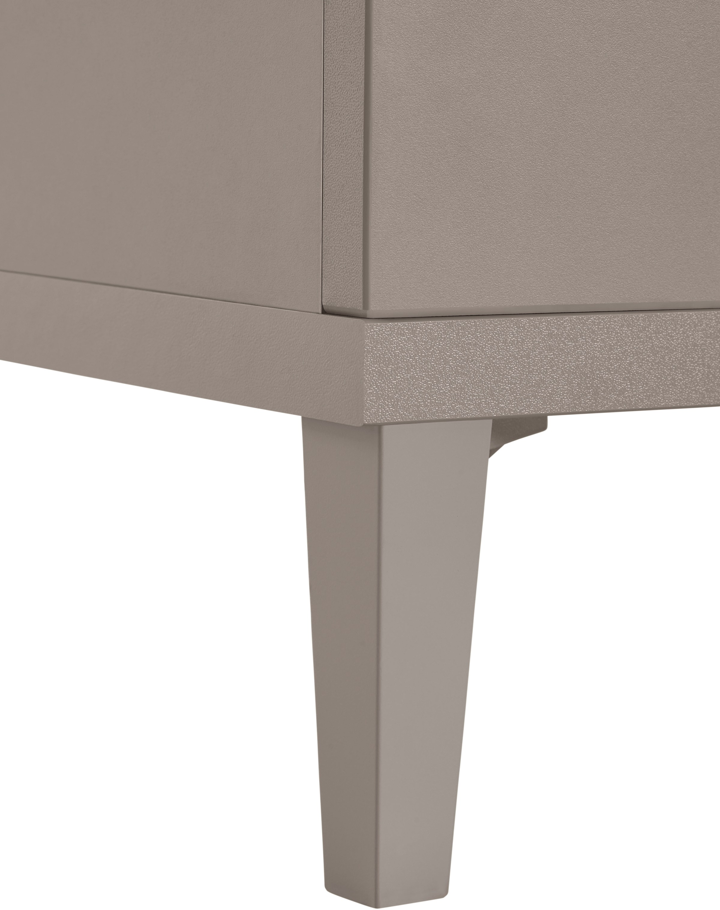 YUNY by PAIDI Kleiderschrank »BROTHER STU mit 2 Türen, inklusive 4 Einlegeböden und 2 Kleiderstangen«, (B/H/T ca. 95x195x52cm, Taupe), yuny by PAIDI