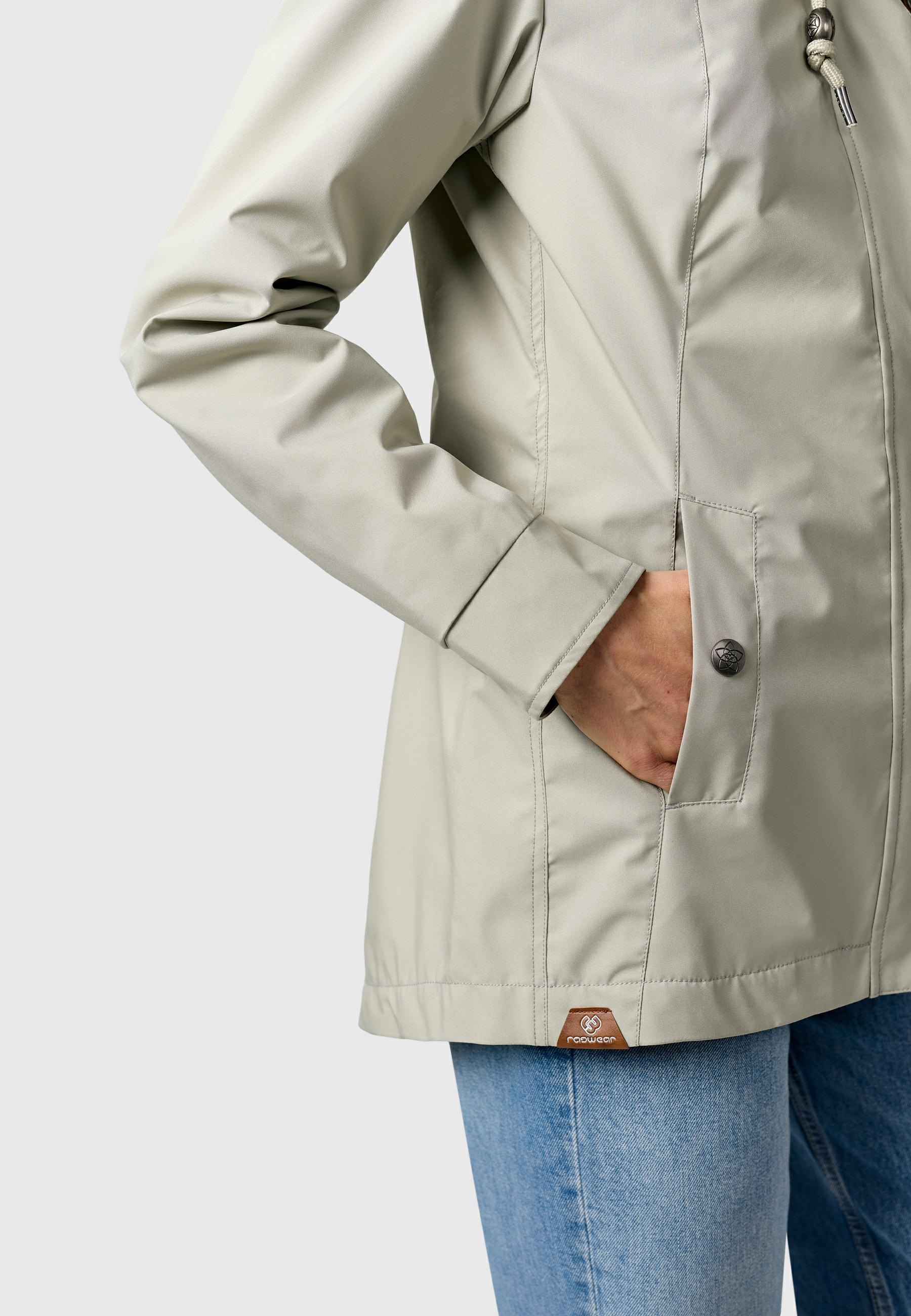 Ragwear Outdoorjacke »Outdoorjacke Alvena Summer YOUMODO« mit Kapuze Wasserdichte und atmungsaktive Übergangsjacke