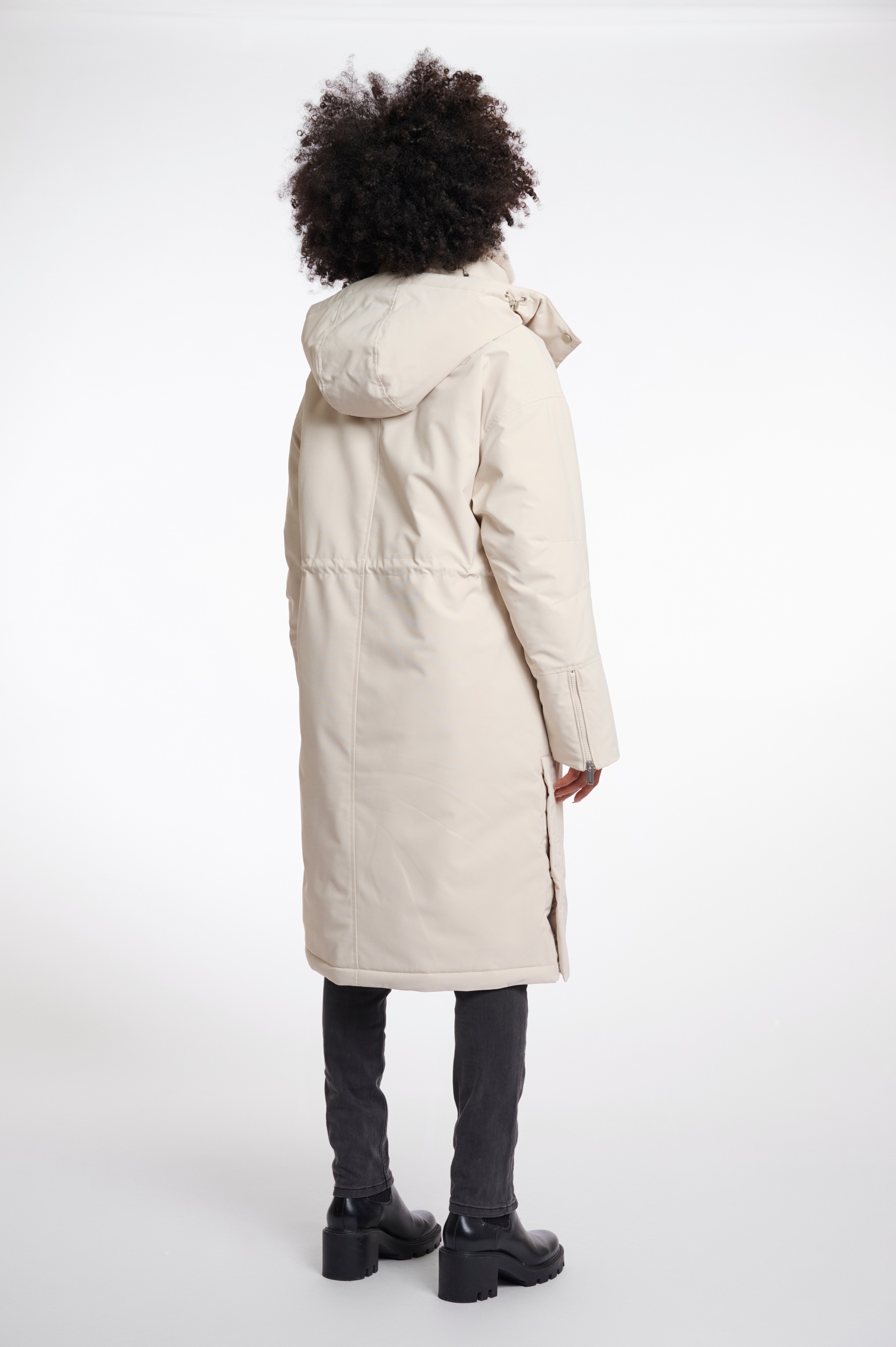 Rino & Pelle Outdoorjacke, mit Kapuze, mit Kapuze und Kordelzug an der Taille