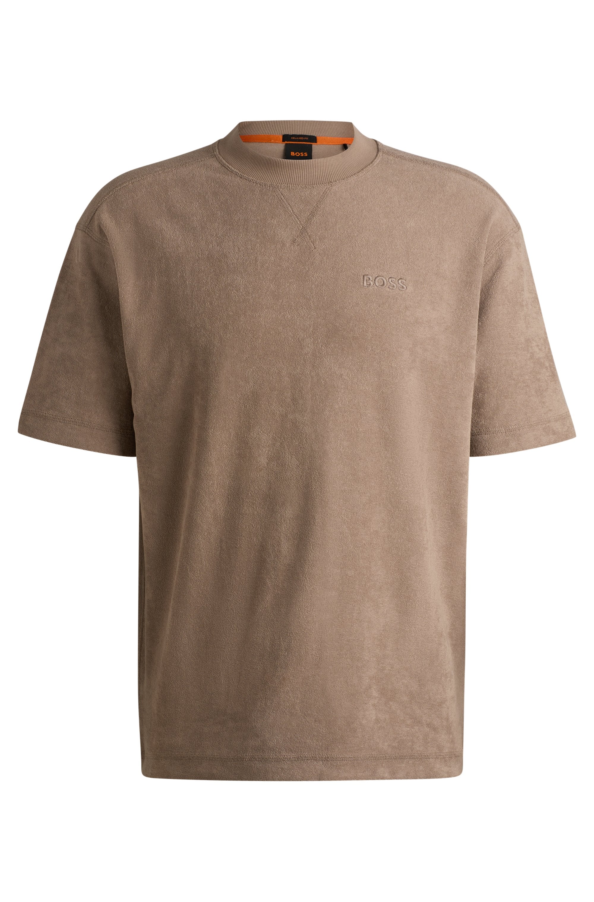 BOSS ORANGE T-Shirt »TeeTowel«, mit Rundhalsausschnitt
