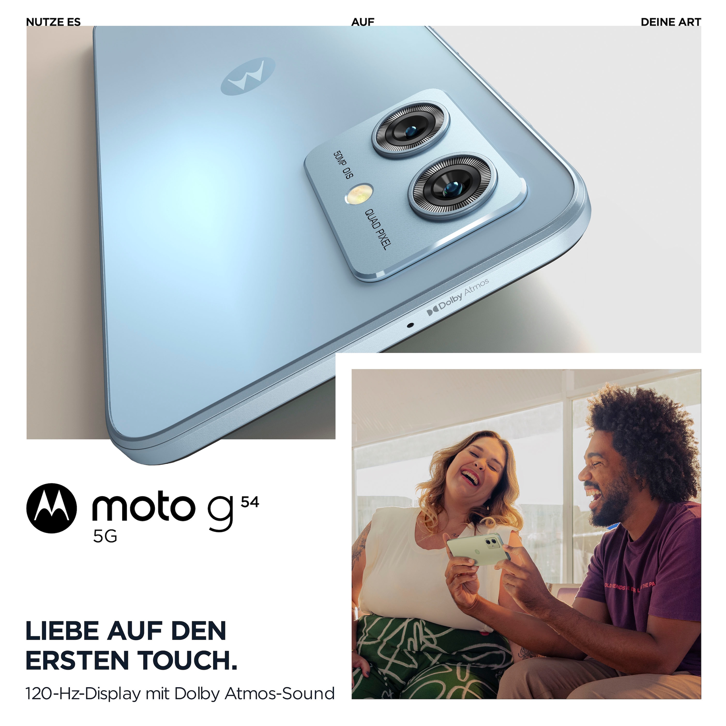 50 Speicherplatz, mint OTTO grün, bei Kamera jetzt Motorola 256 MP GB »MOTOROLA Smartphone cm/6,5 Zoll, moto 16,51 g54«, kaufen