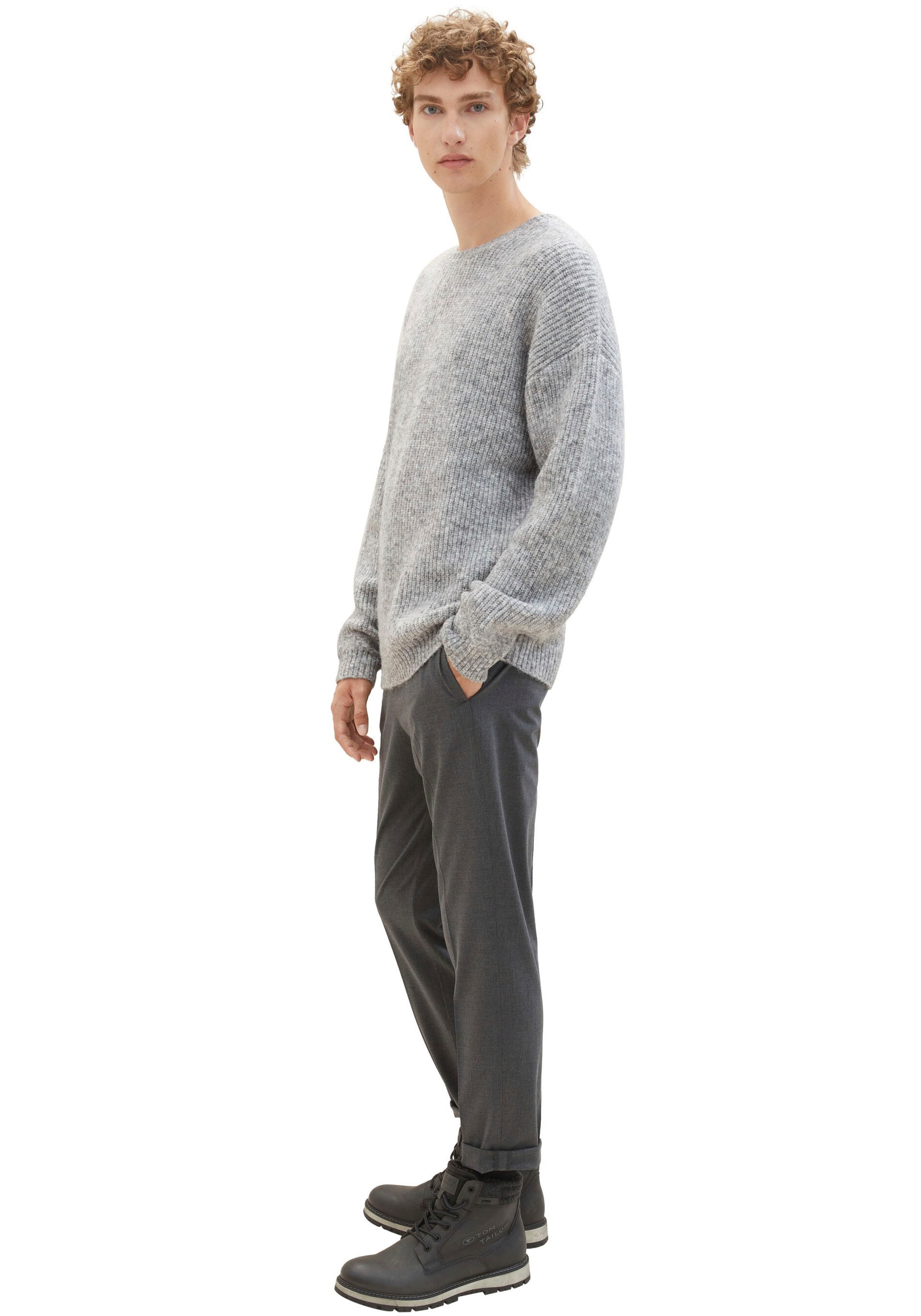 TOM TAILOR Denim Chinohose, mit Stretchbund