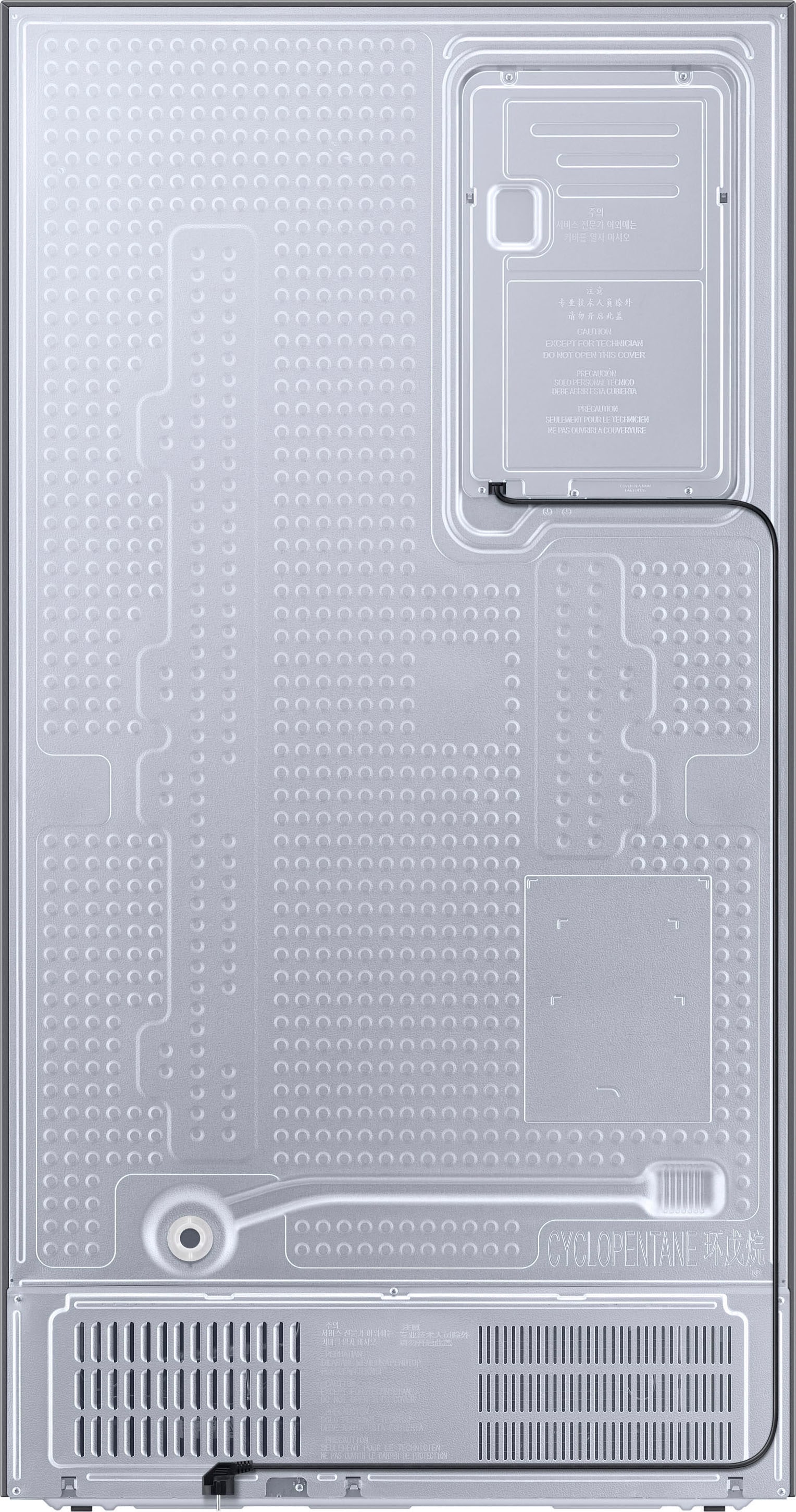 Samsung Side-by-Side »RS6GA854CB1«, RS6GA854CB1, 178 cm hoch, 91,2 cm breit, interner Wassertank-kein Festwasseranschluss nötig