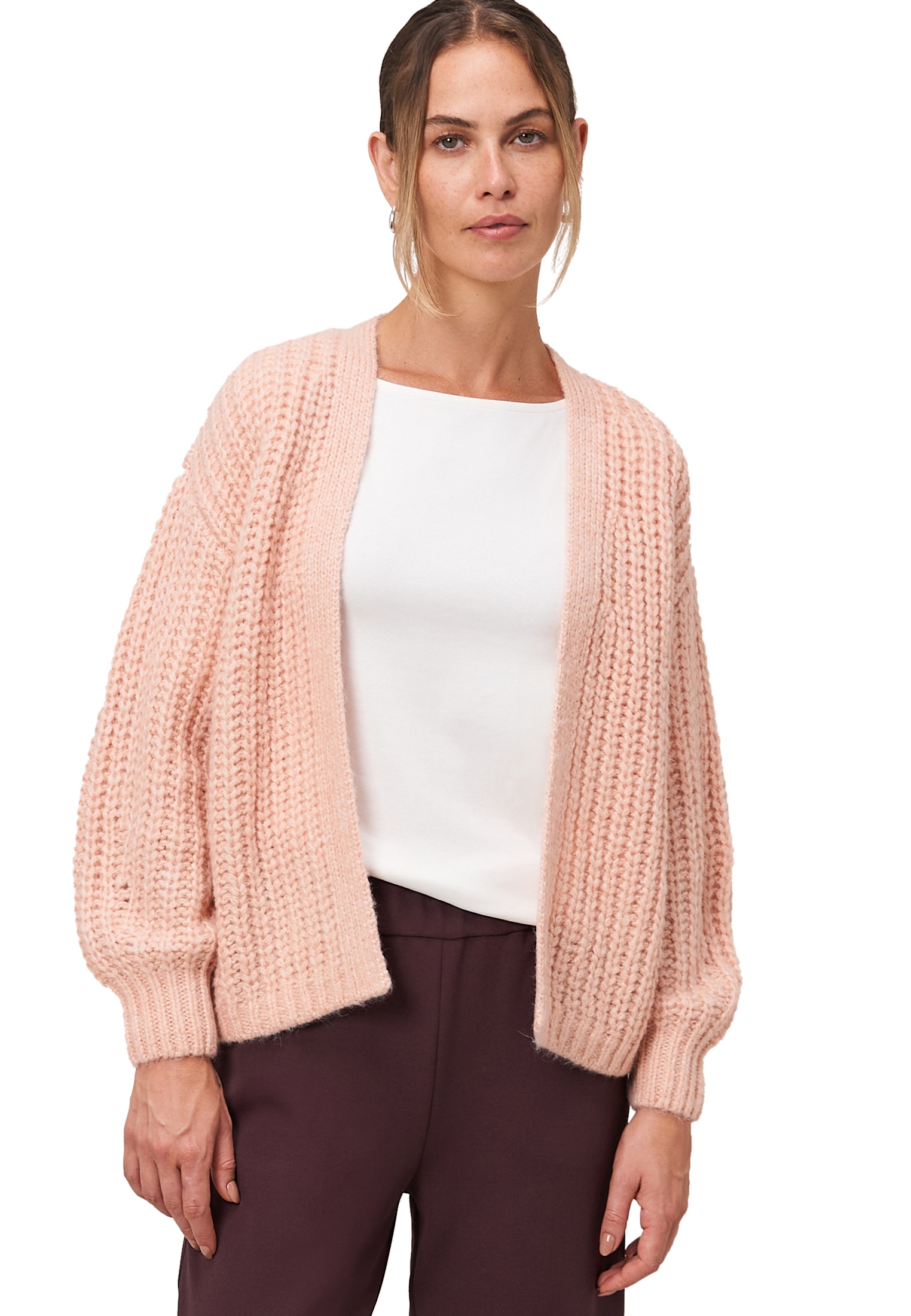 Zero Strickjacke »Grobstrickjacke offener Style«