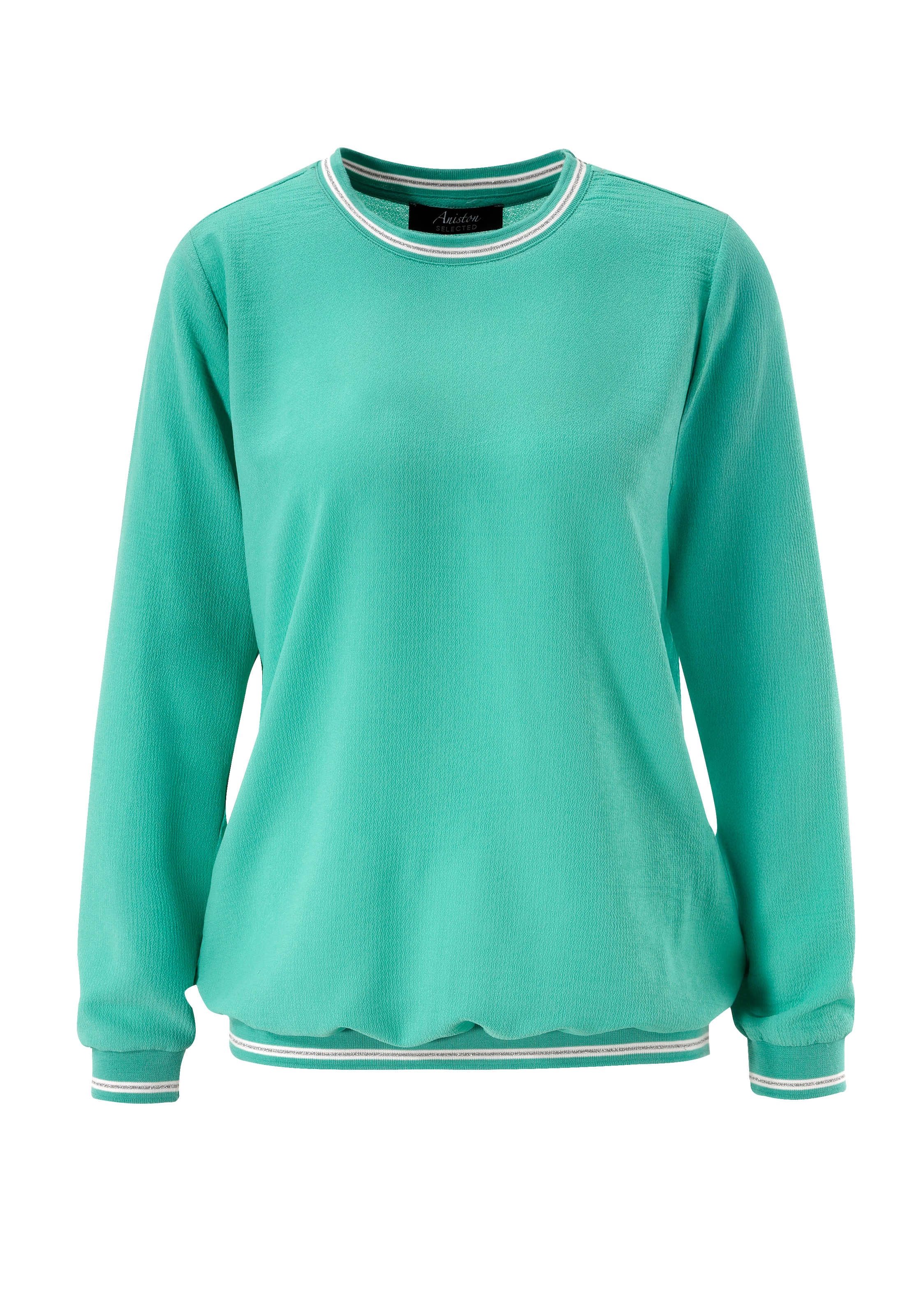 Aniston SELECTED Shirtbluse mit sportiven Bündchen - NEUE KOLLEKTION