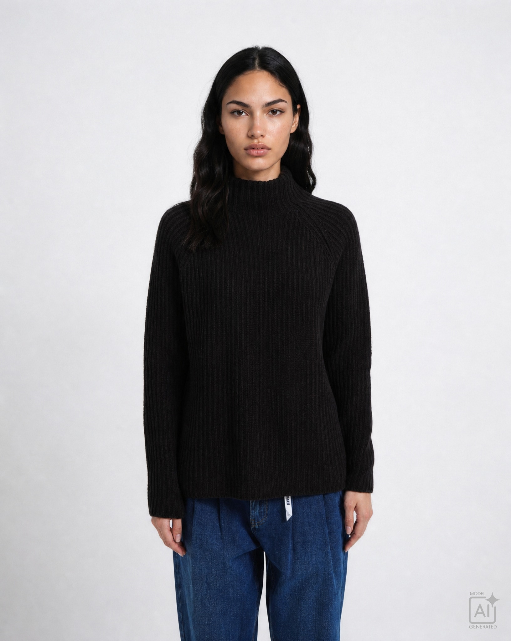 Smith & Soul Wollpullover mit Stehkragen