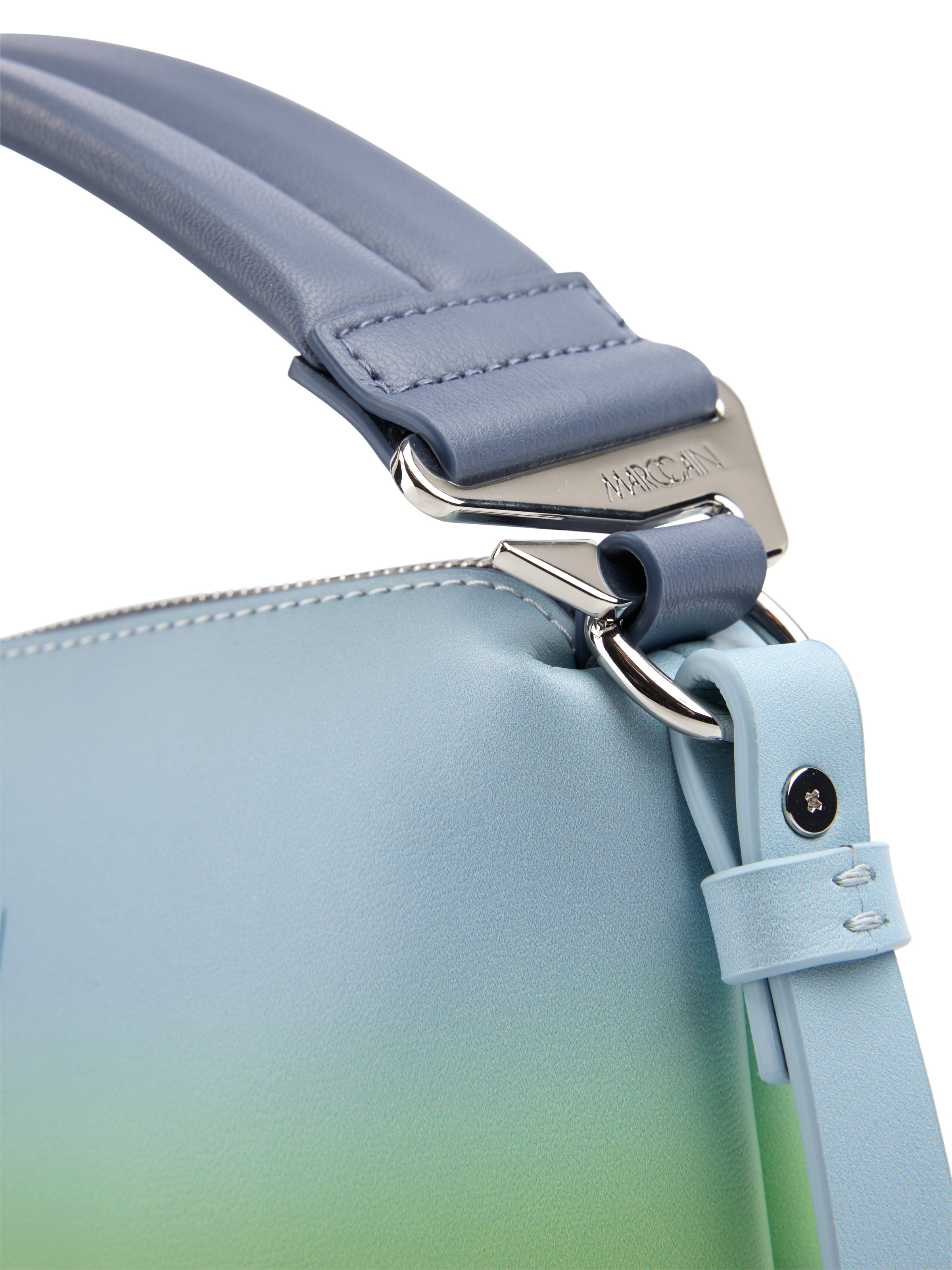Marc Cain Schultertasche Damen Umhängetasche, Handtasche mit trendigem Farbverlauf