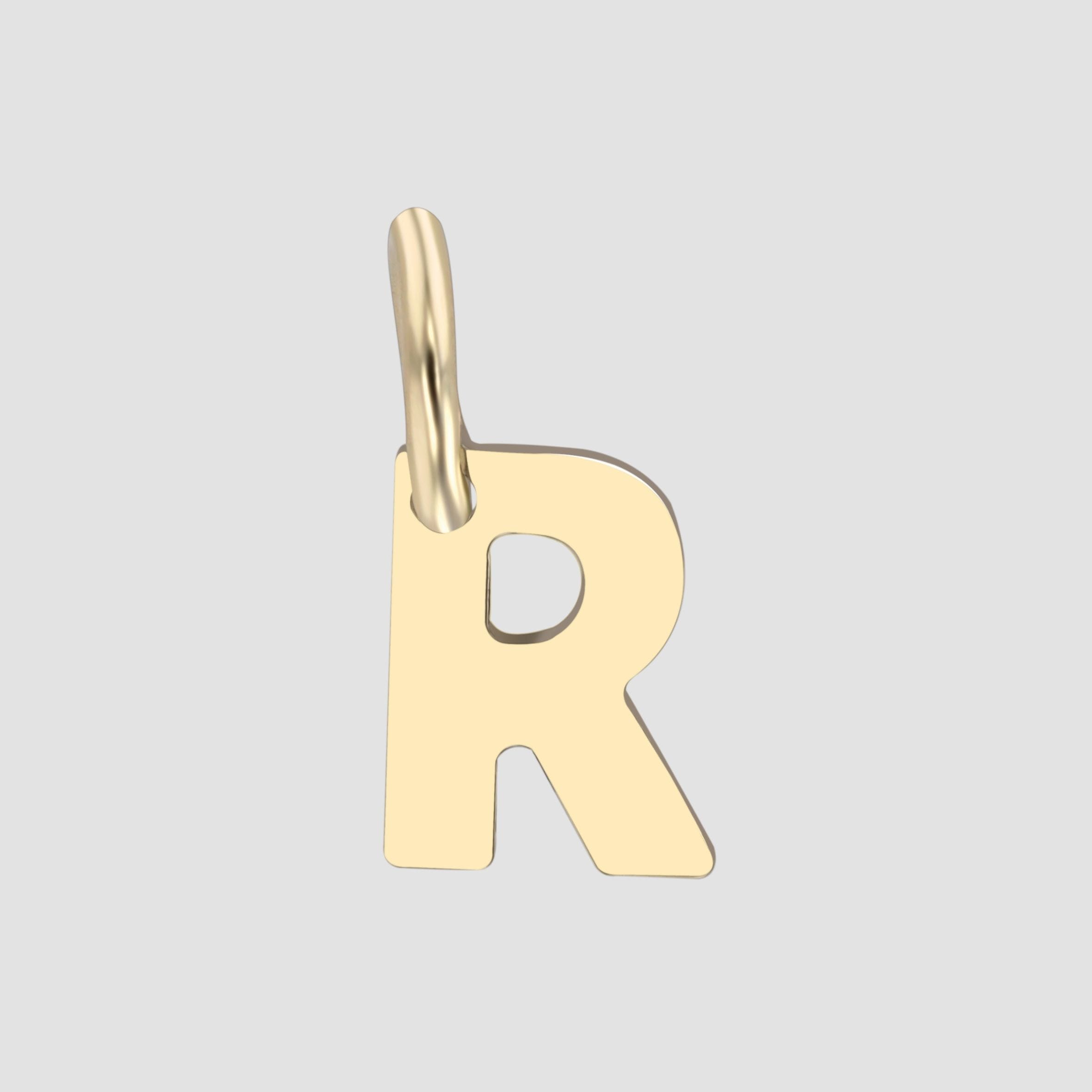 Adelia´s Buchstabenanhänger »Unisex Anhänger ¿ Buchstabe N Buchstabenanhänger aus 375 Gold«