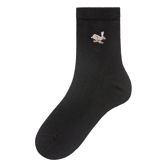 Stickerei (Set, OTTO hochwertiger im Online 5 Socken, H.I.S Paar), mit Shop