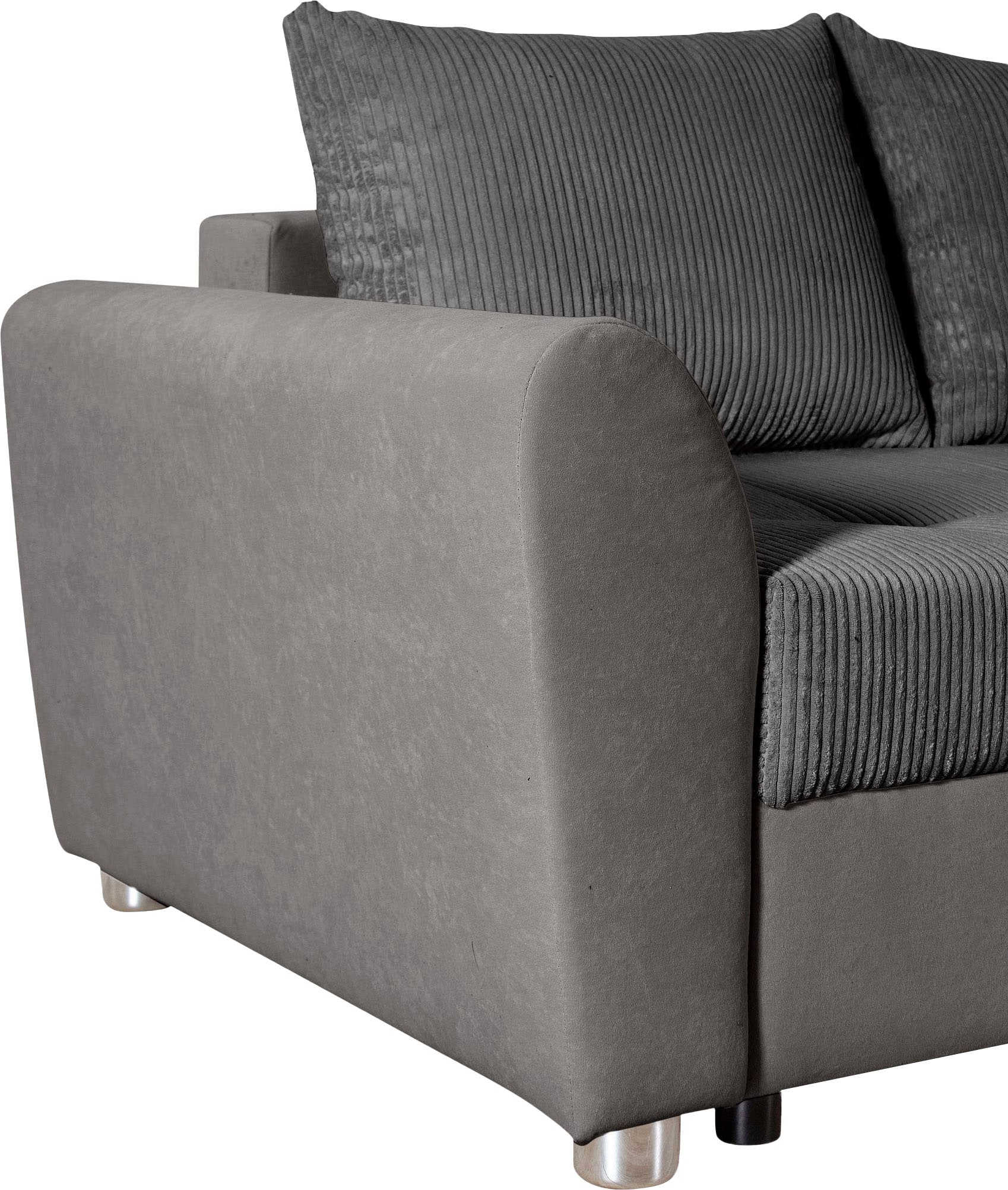 COLLECTION AB Ecksofa »JANA XL-Sofa L-Form«, inkl. Bettfunktion, Bettkasten und Bonnelfederkern