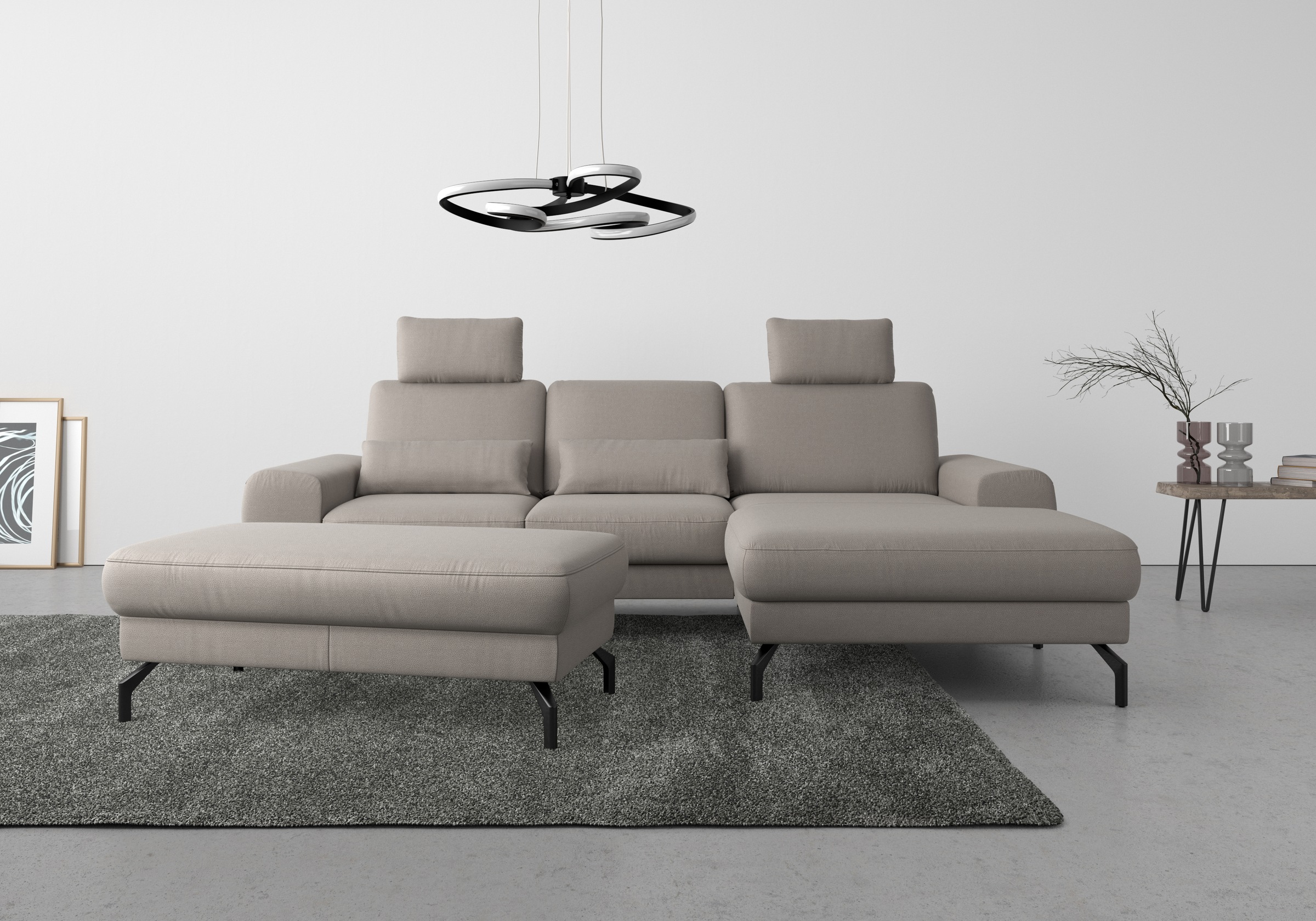 sit&more Hockerbank »Cinturo«, mit Federkern, Sitzhöhe 48 cm