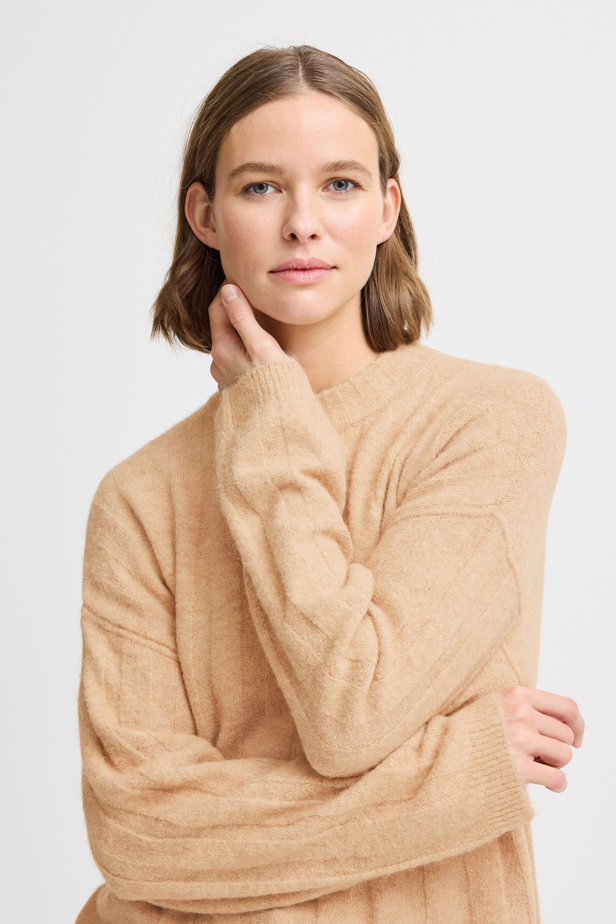 b.young Strickfleece-Pullover »Strickpullover BYOMEA JUMPER 5«