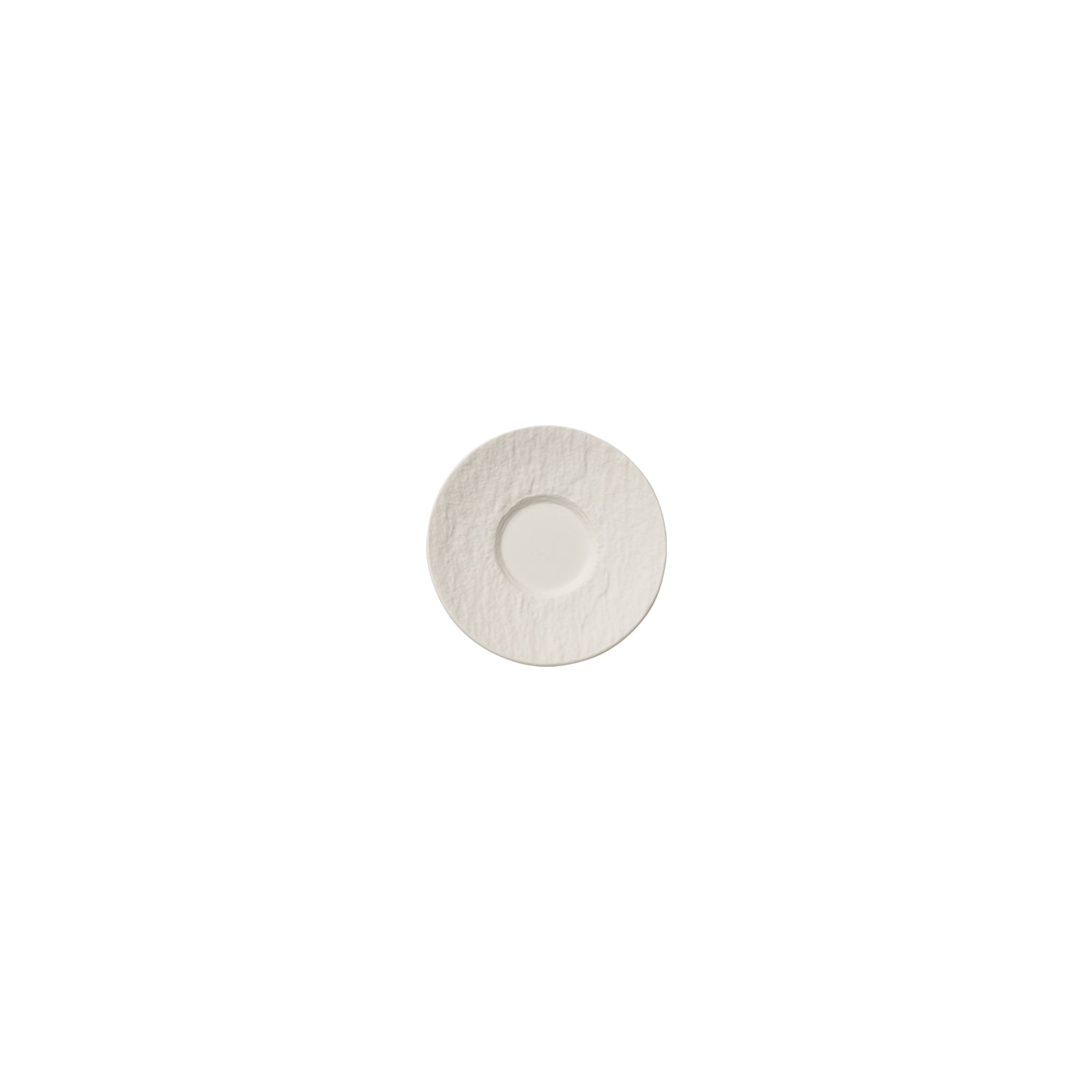 Villeroy & Boch Untertasse »Espressountertasse Manufacture Rock Ø 12,1 cm 6er Set weiß«