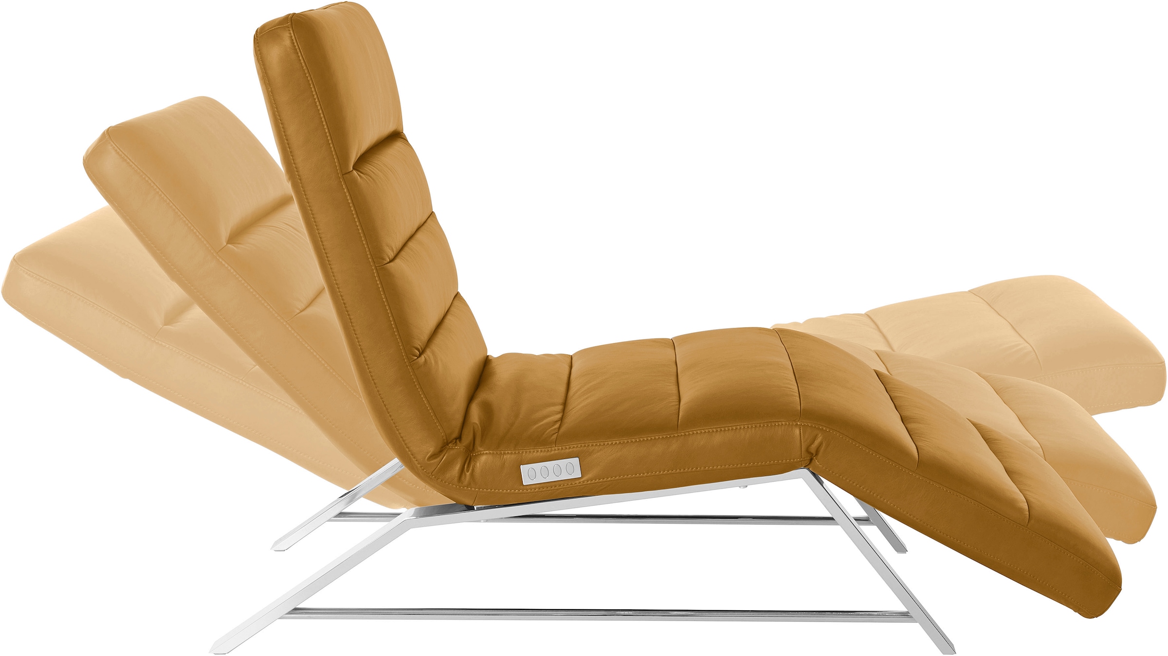 W.SCHILLIG Relaxliege »daily dreams«, Funktionsliege wahlweise mit Motor, Gestell Chrom, Breite 65 cm