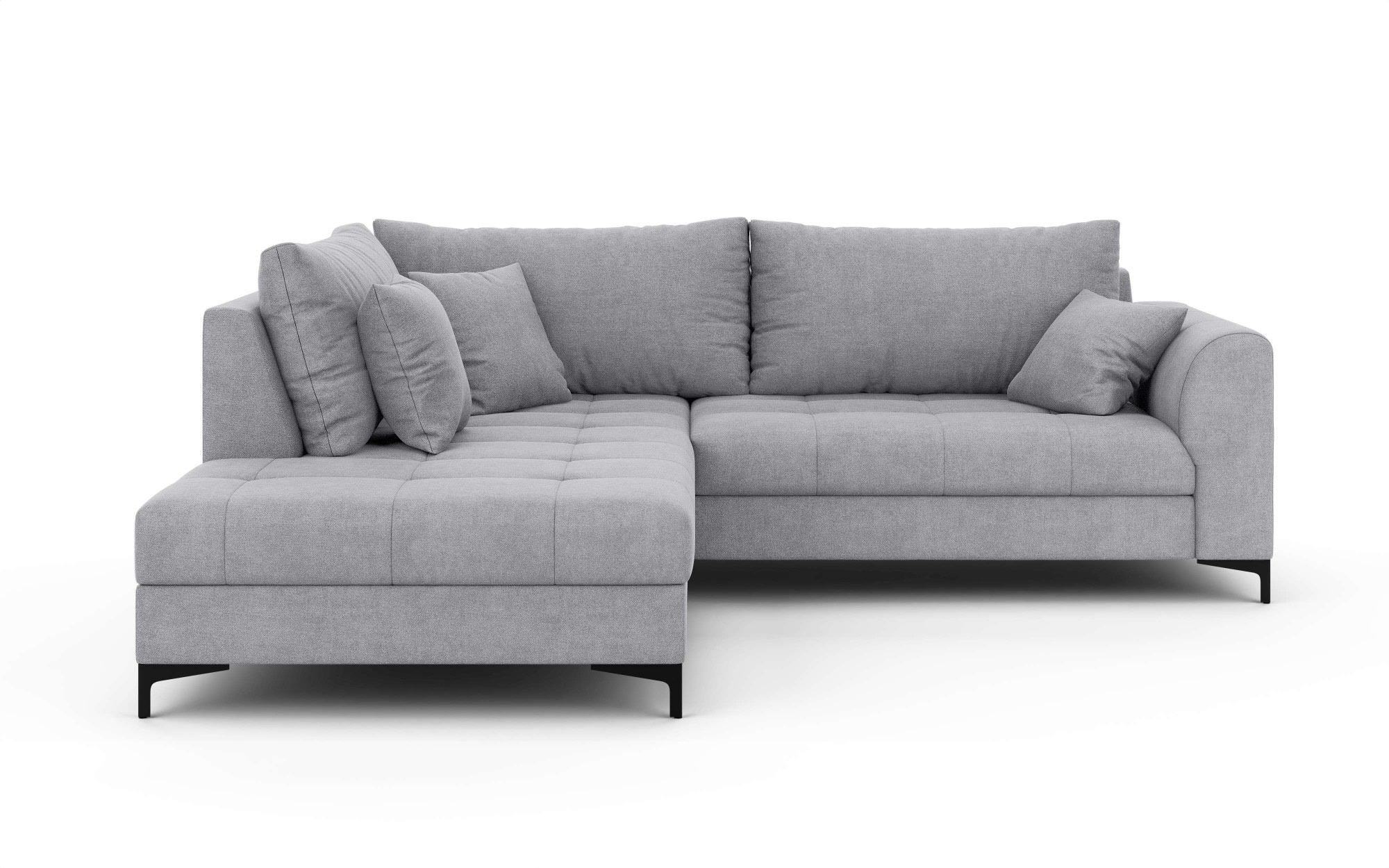 OTTO home Ecksofa »LEEVKE Design-Sofa mit Ottomane rechts/links bestellbar, Breite 232 cm« in vielen modernen Farben erhältlich, belastbar bis 480 kg
